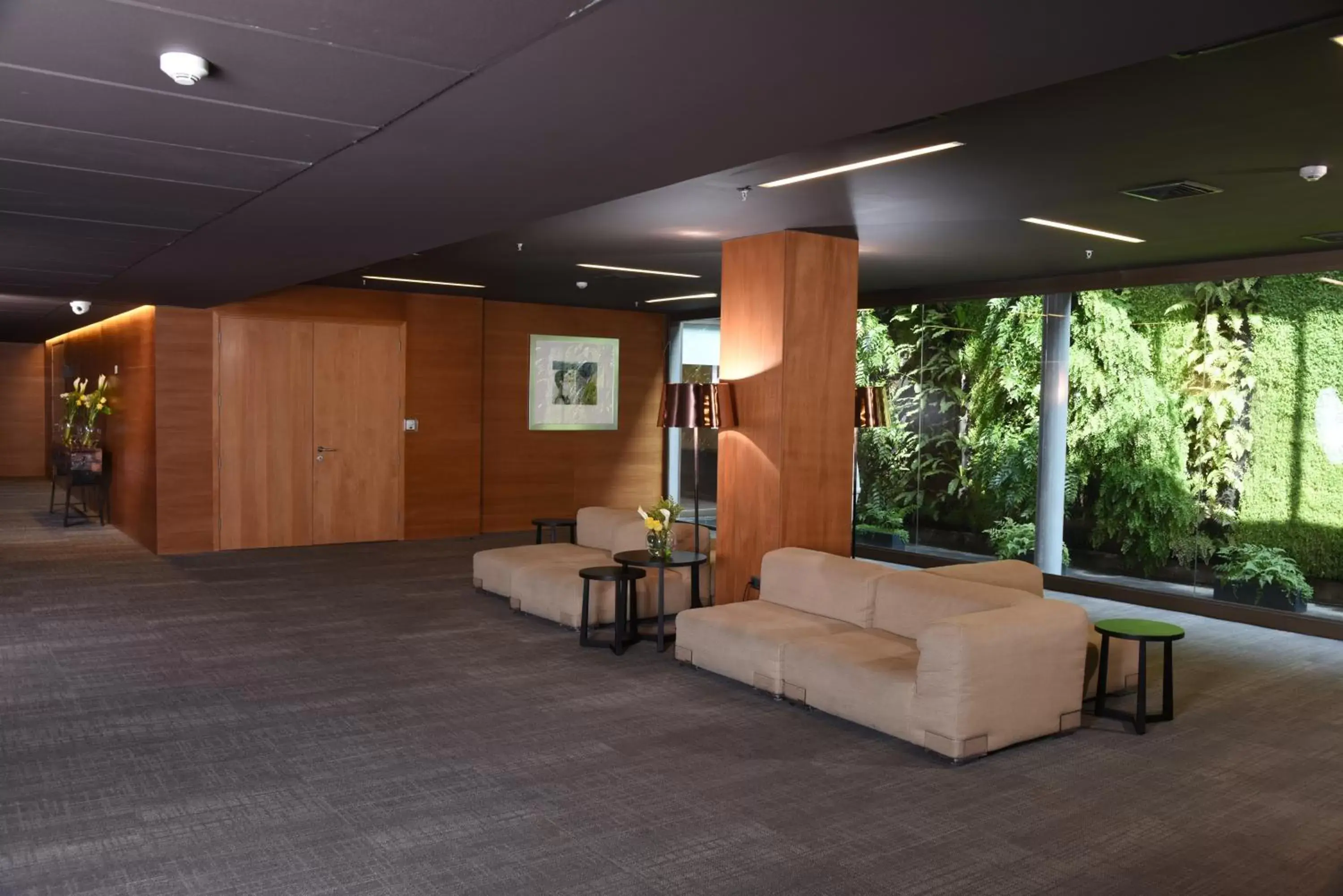 Patio, Lobby/Reception in Solace Hotel Santiago