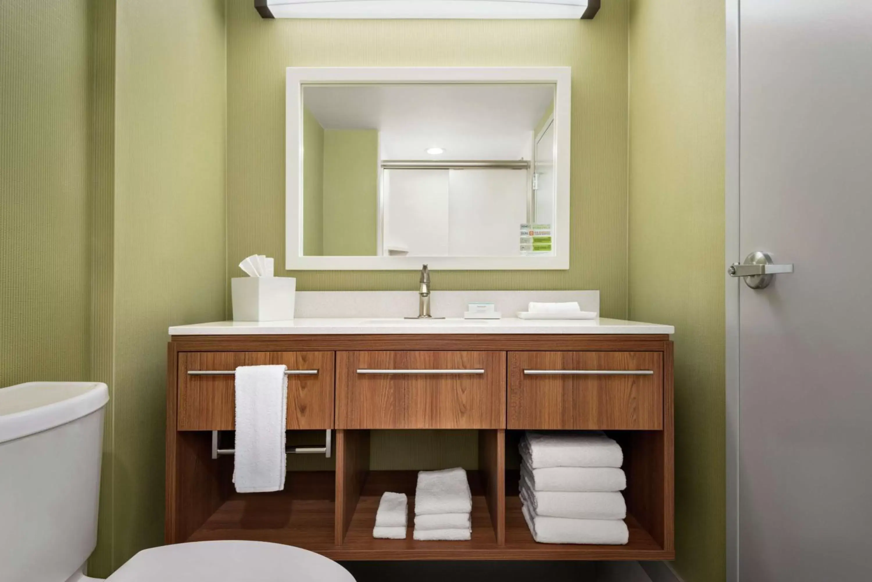 Bathroom in Home2 Suites by Hilton Woodbridge Potomac Mills