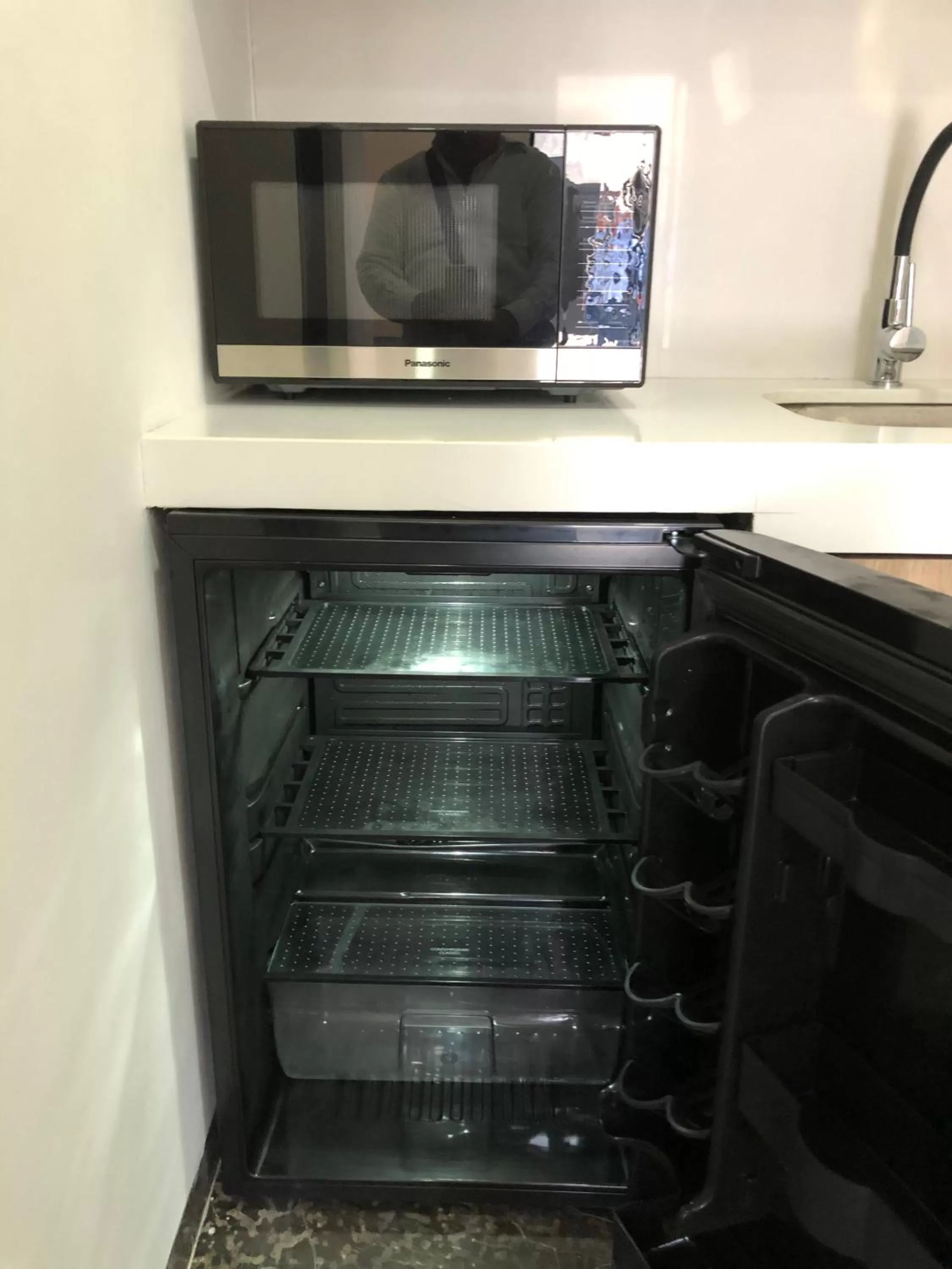 Kitchen or kitchenette in Hotel Suites La Negra Boutique