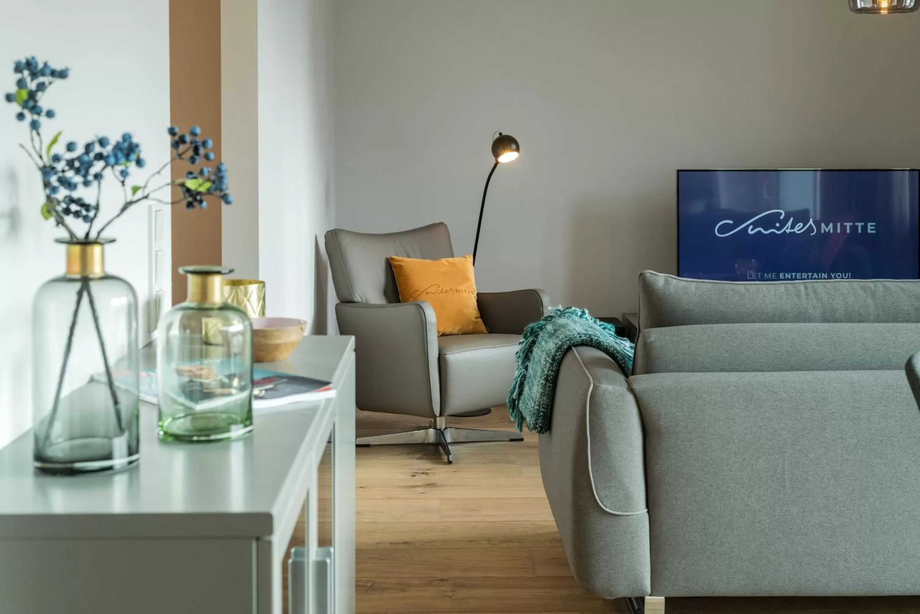 TV and multimedia in Suites MITTE - Aparthotel