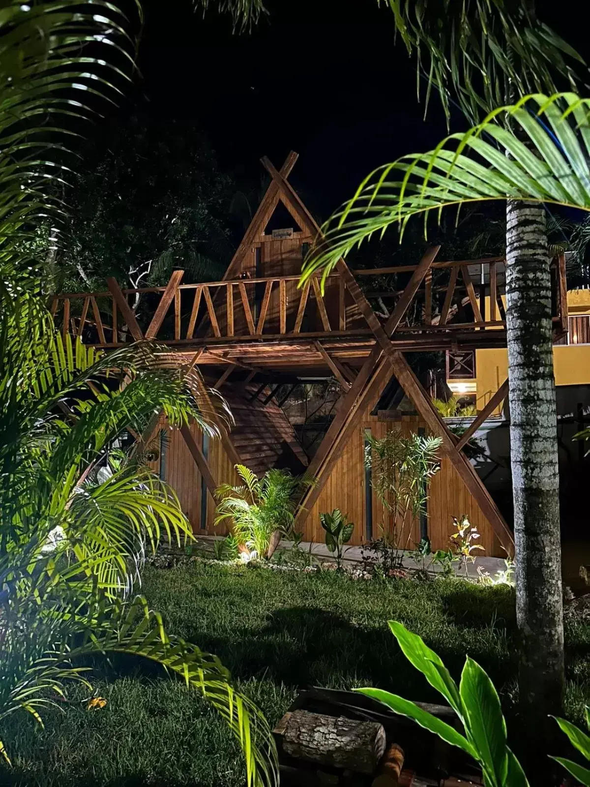 Night, Property Building in El Búho Lagoon Bacalar