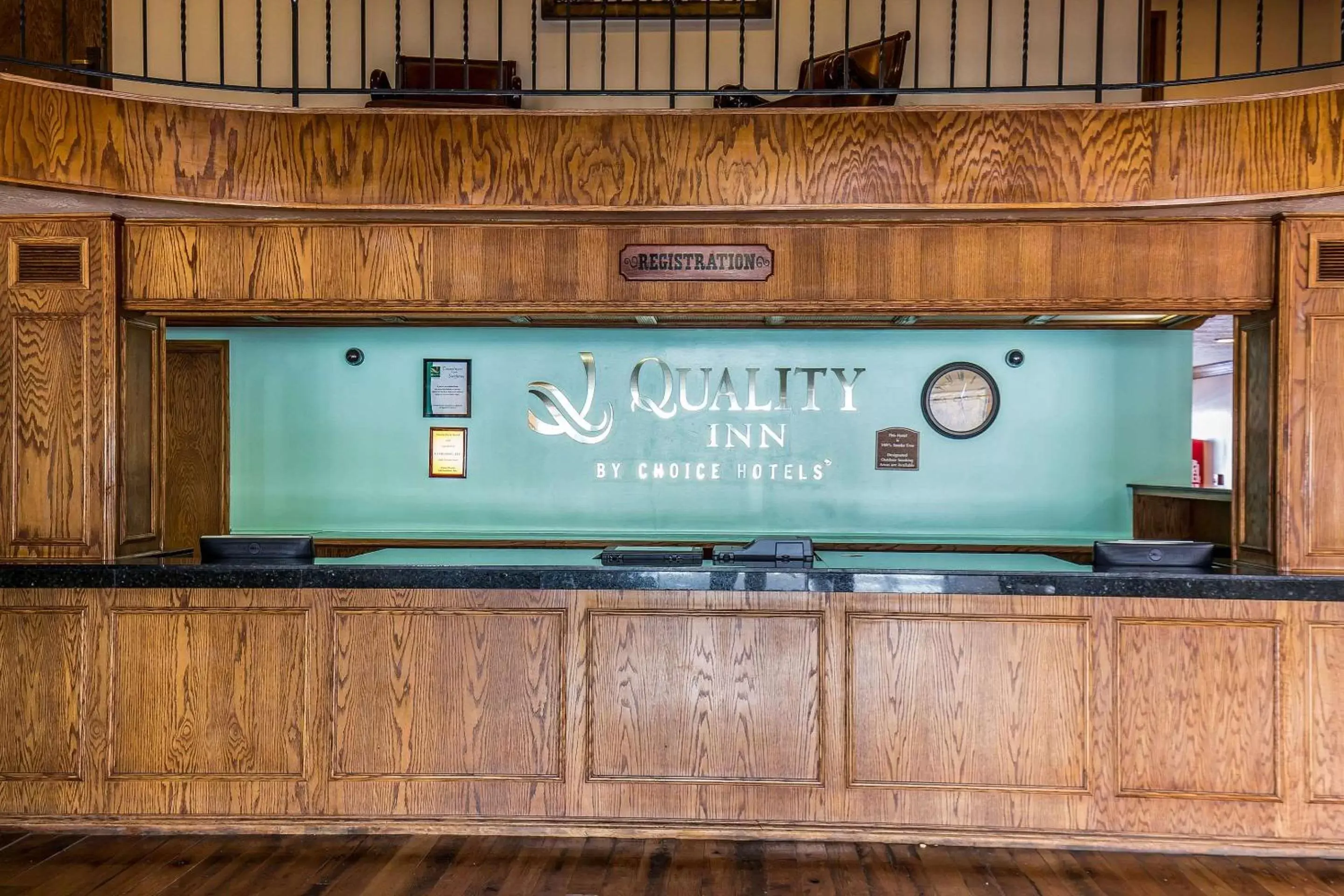 Lobby or reception, Lobby/Reception in Quality Inn Evanston near Wyoming Downs