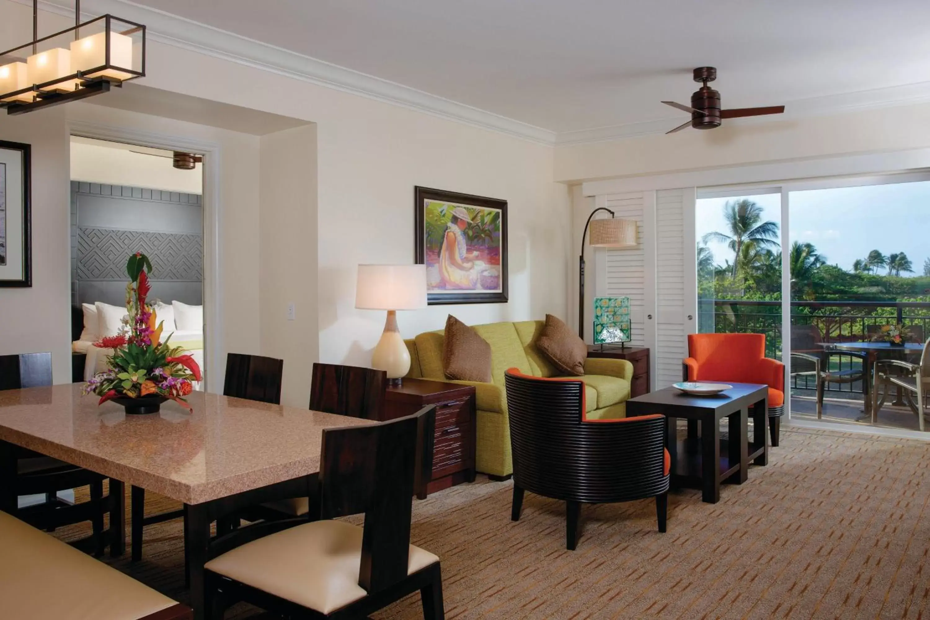 Restaurant/places to eat, Seating Area in Marriott's Waiohai Beach Club