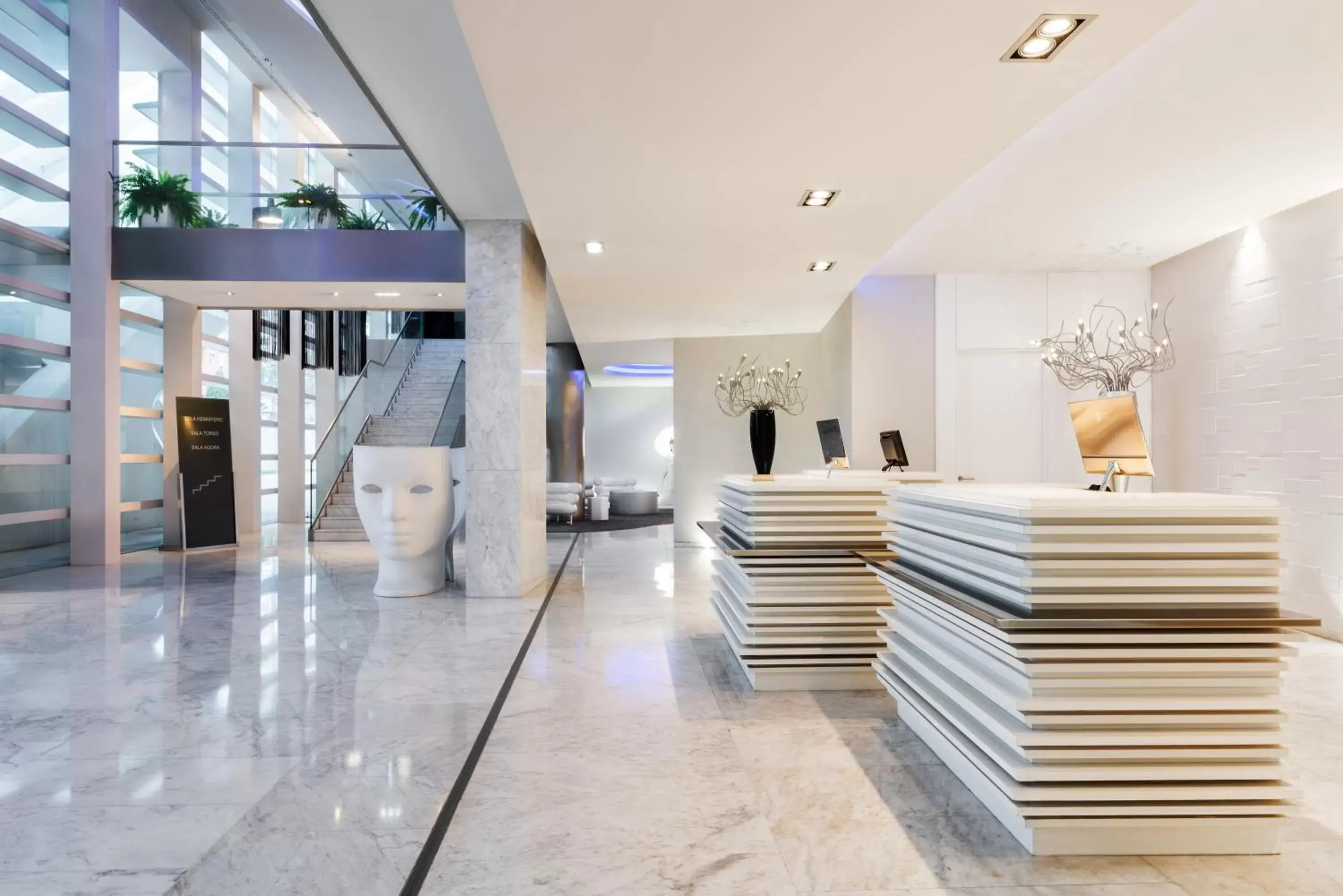 Lobby or reception in Eurostars Palacio de Cristal Lobby or reception in Eurostars Palacio de Cristal