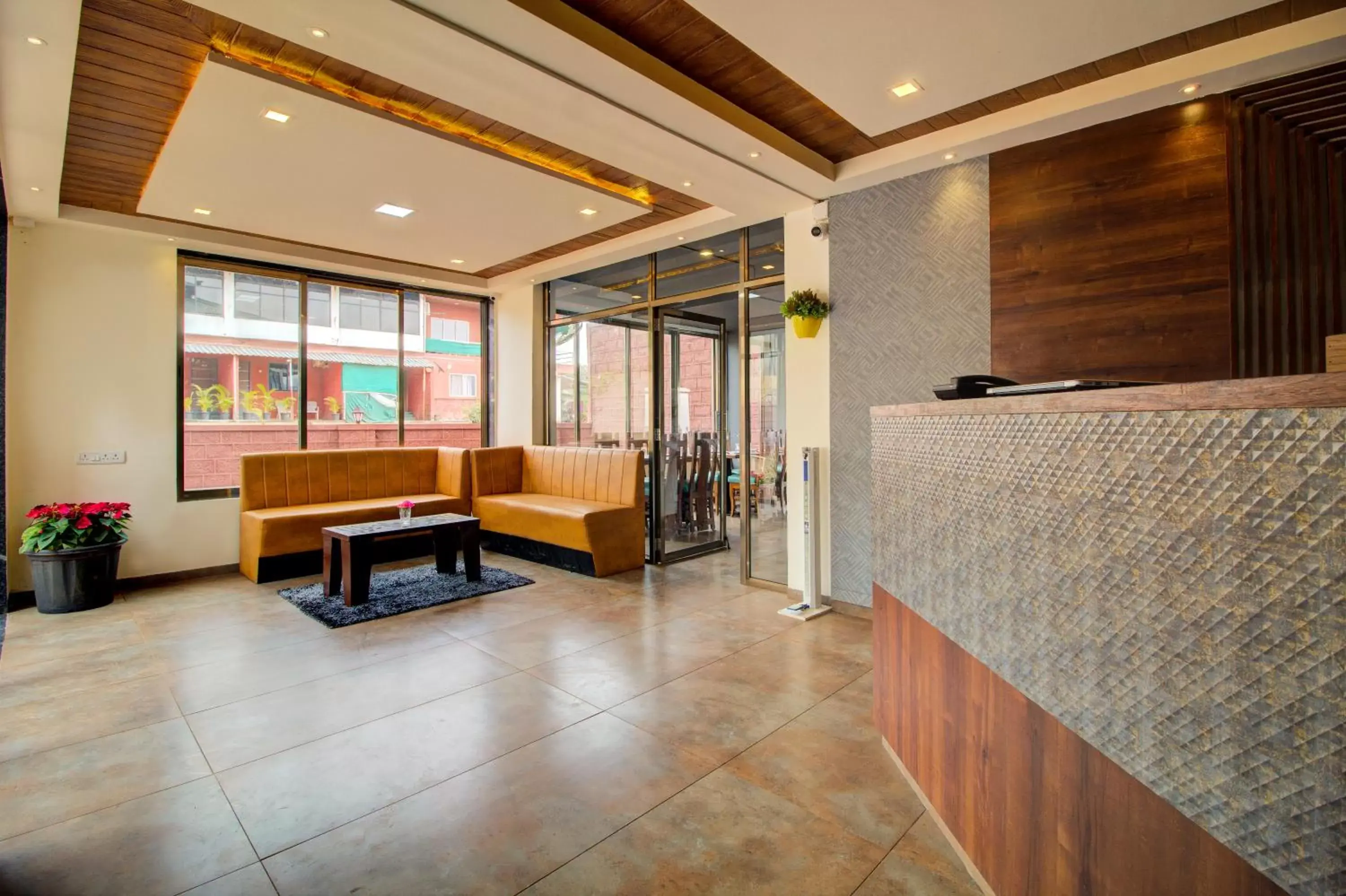 Lobby or reception in Mountain Breeze Resort, Mahabaleshwar Lobby or reception in Mountain Breeze Resort, Mahabaleshwar