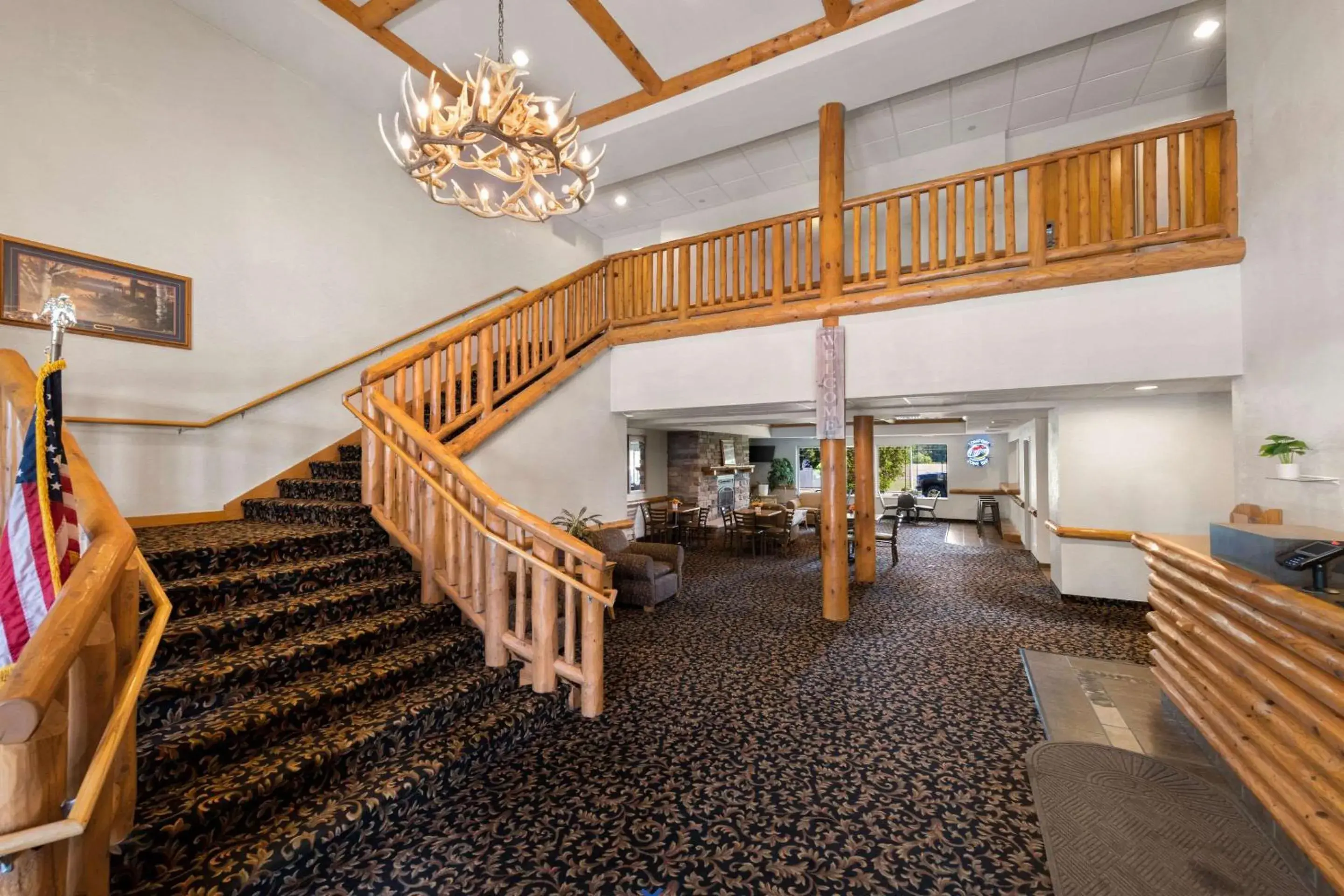 Lobby or reception in Rodeway Inn & Suites