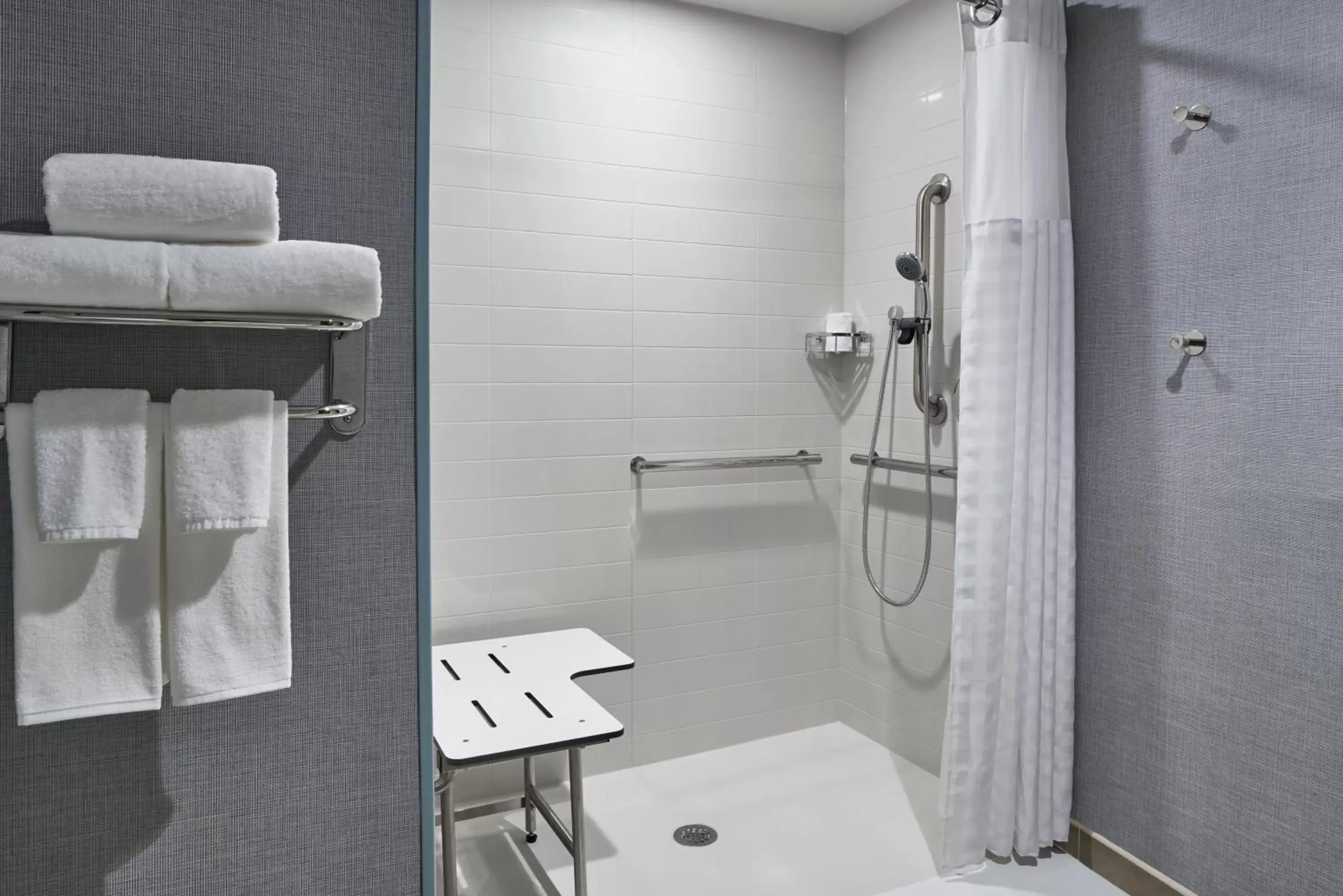 King Room with View and Roll-In Shower - Disability Access in Hyatt Place Wilmington Riverfront King Room with View and Roll-In Shower - Disability Access in Hyatt Place Wilmington Riverfront
