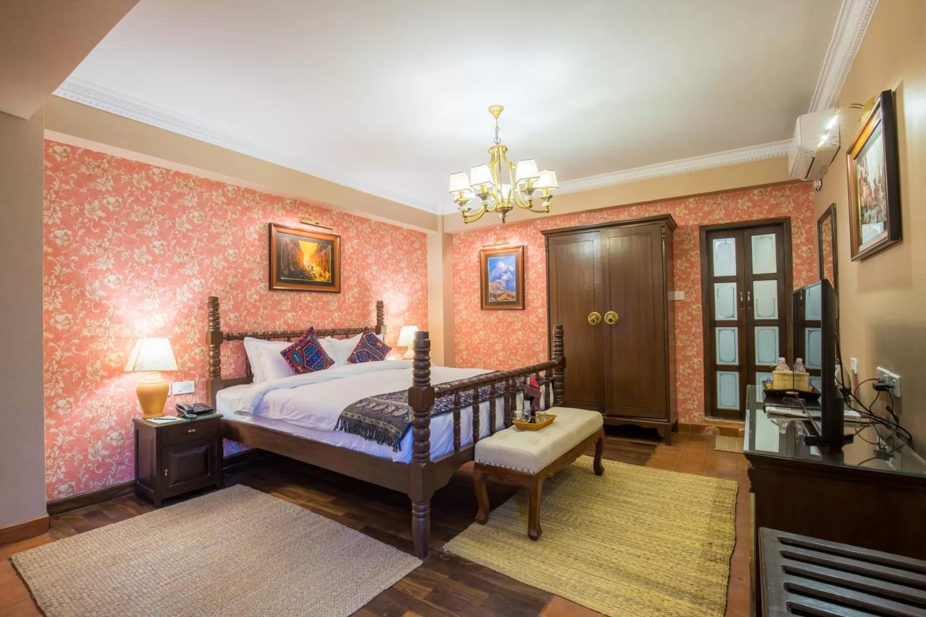 Photo of the whole room, Bed in Baber Mahal Vilas - The Heritage Hotel