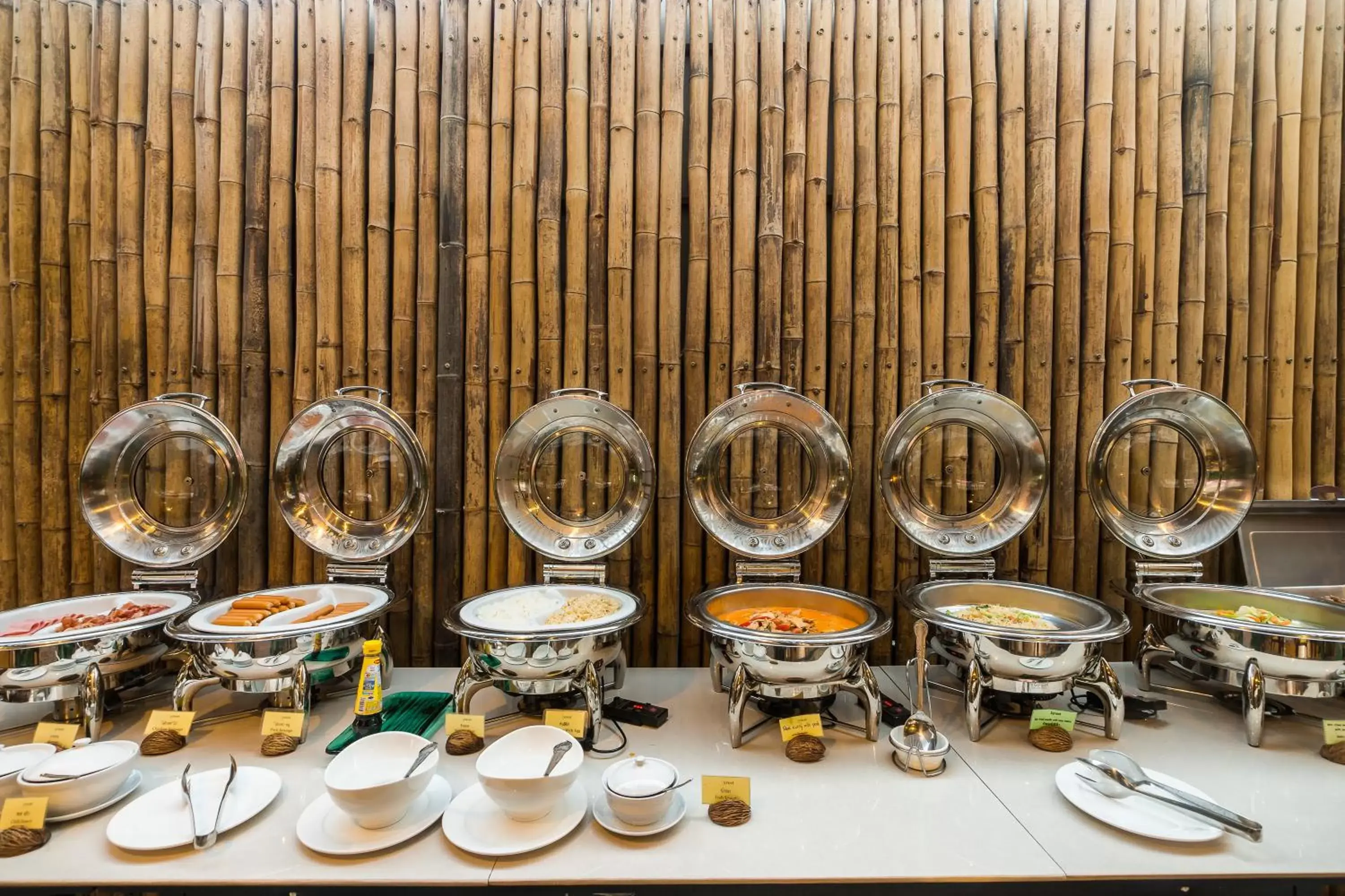 Buffet breakfast in Ayrest Hua Hin Hotel
