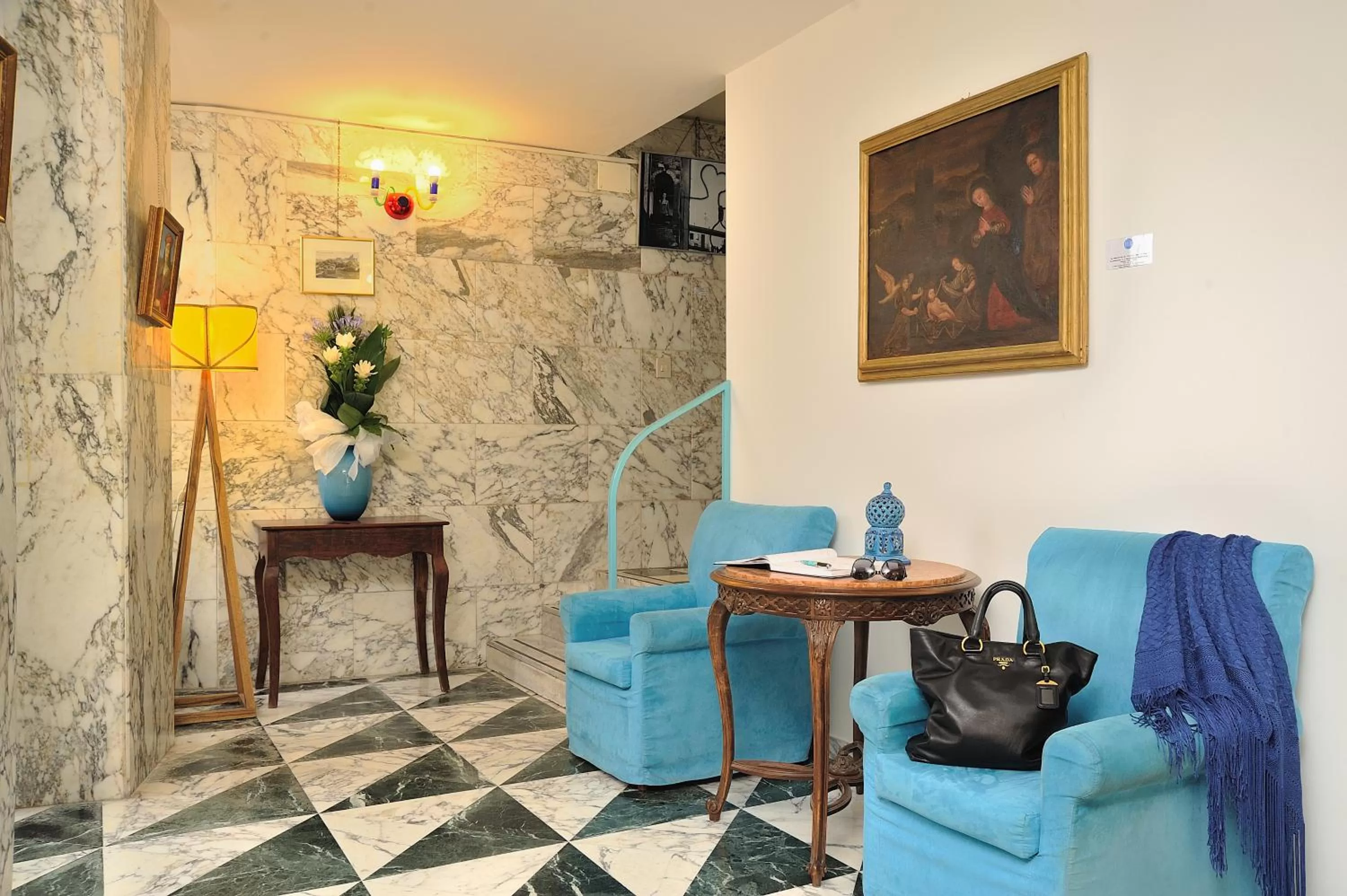 Lobby or reception in Albergo Hotel Raffaello