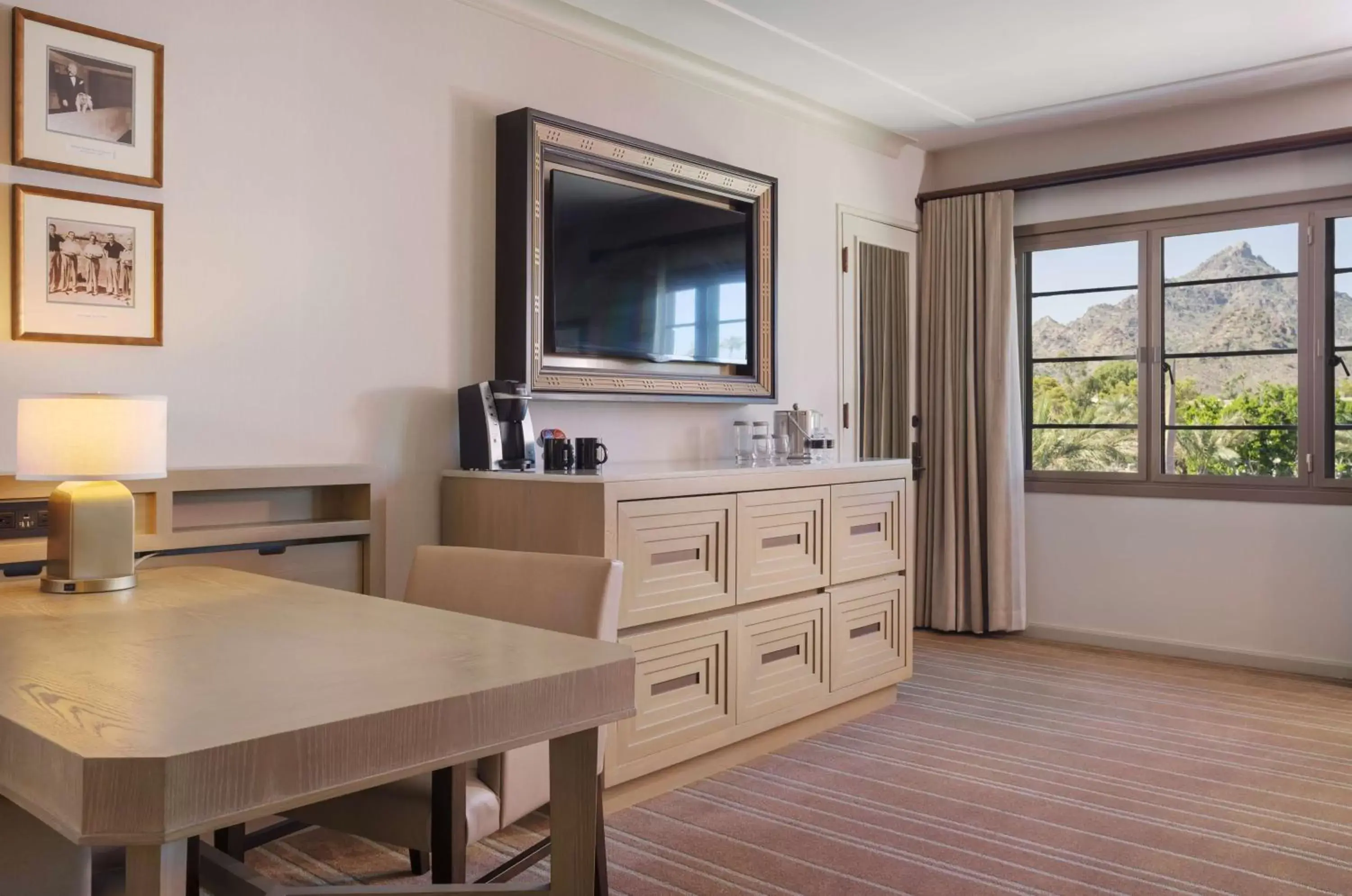Bedroom, TV/Entertainment Center in Arizona Biltmore A Waldorf Astoria Resort