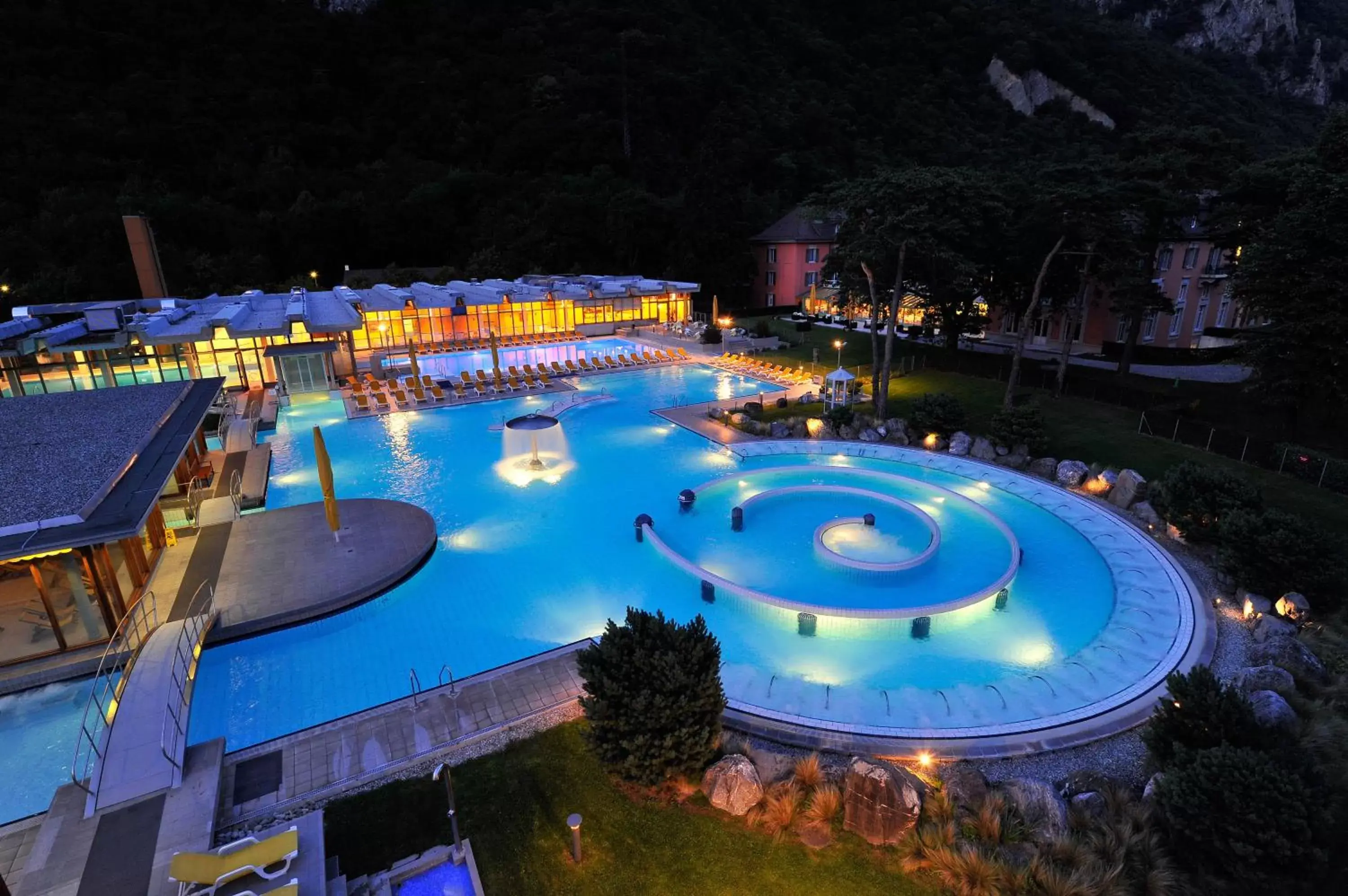 Swimming pool, Water Park in Grand Hotel des Bains