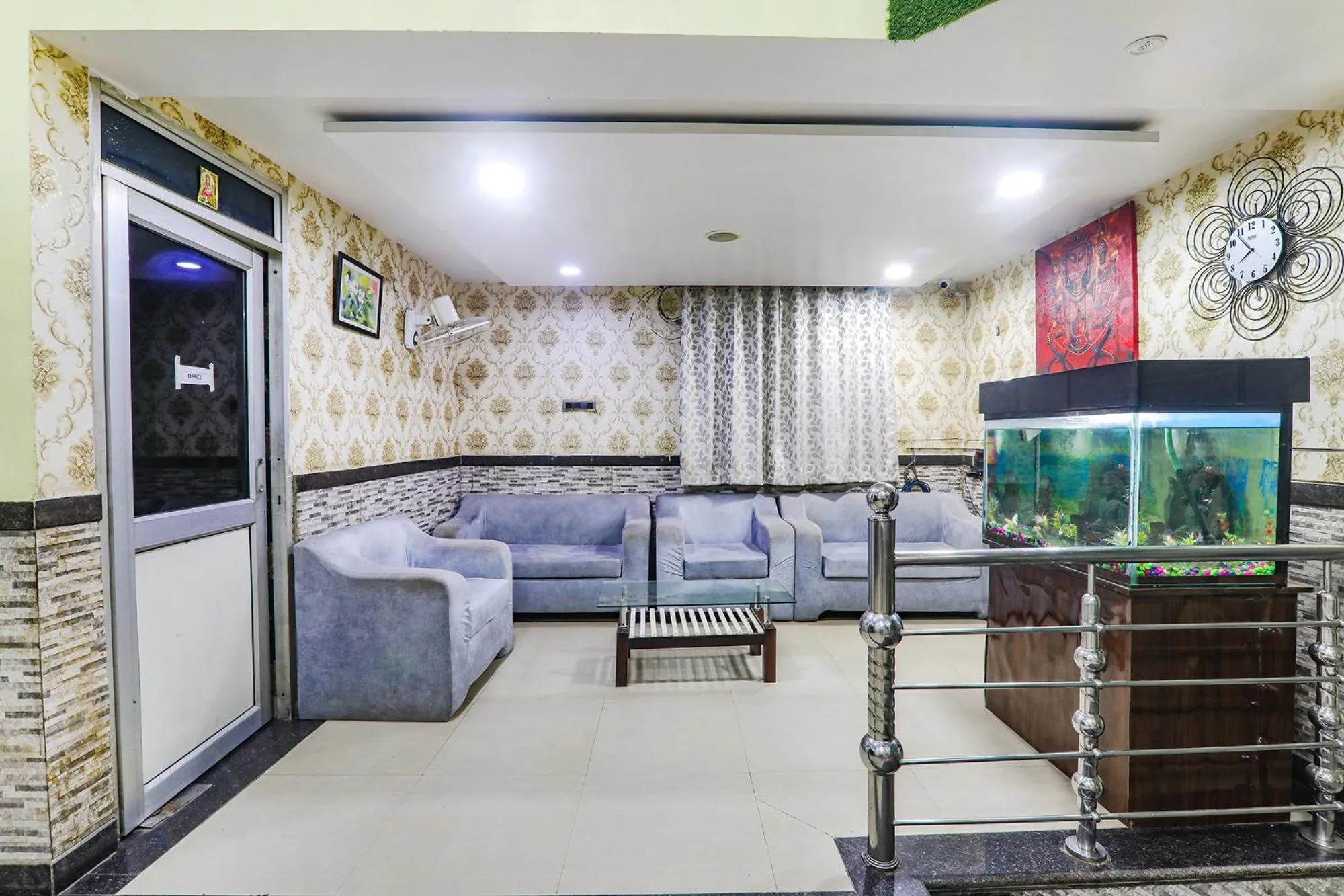 Seating area in FabHotel Astor