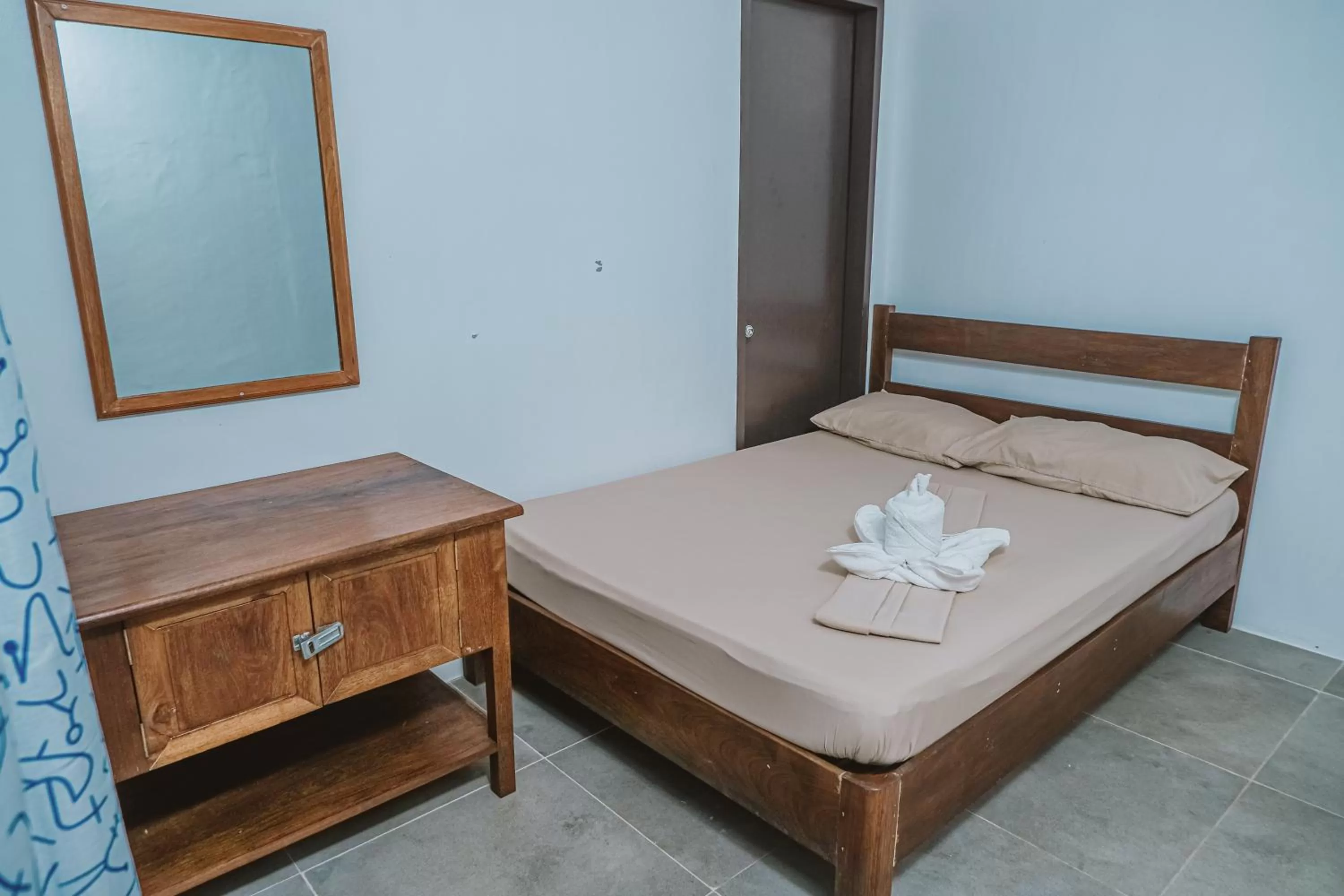 Bed in Victoria Beach House