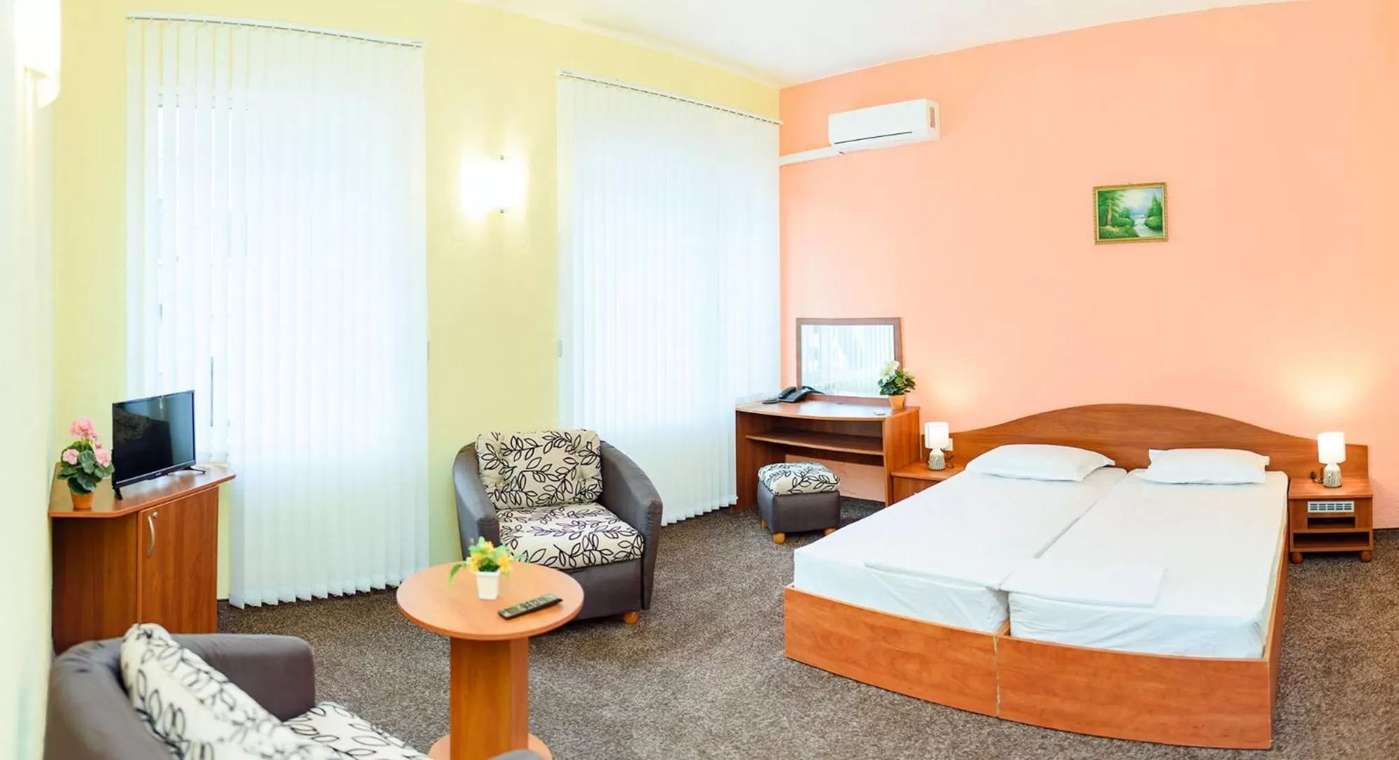 Bed in Family Hotel Varna