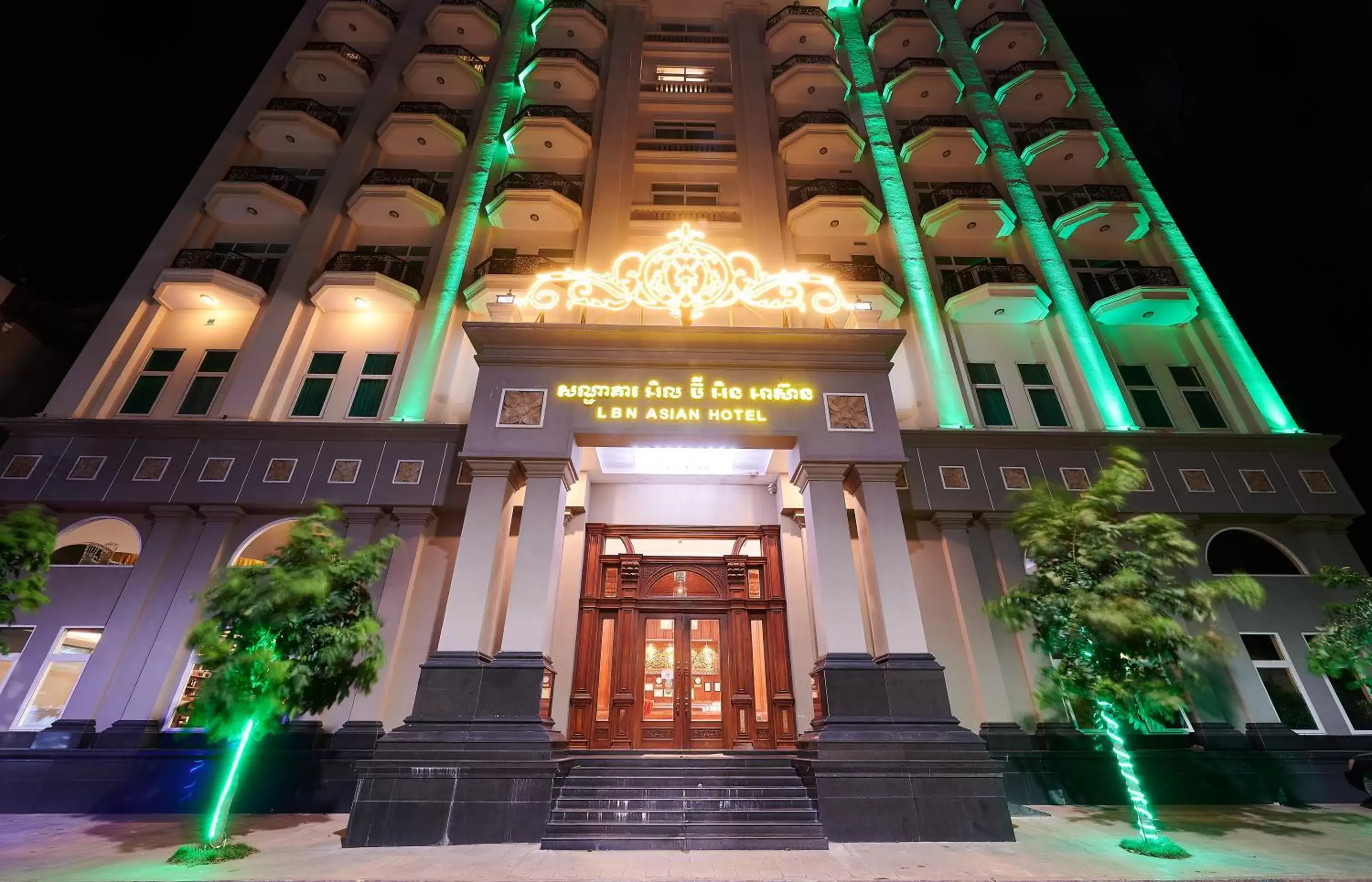 Facade/entrance, Property Building in Lbn Asian Hotel