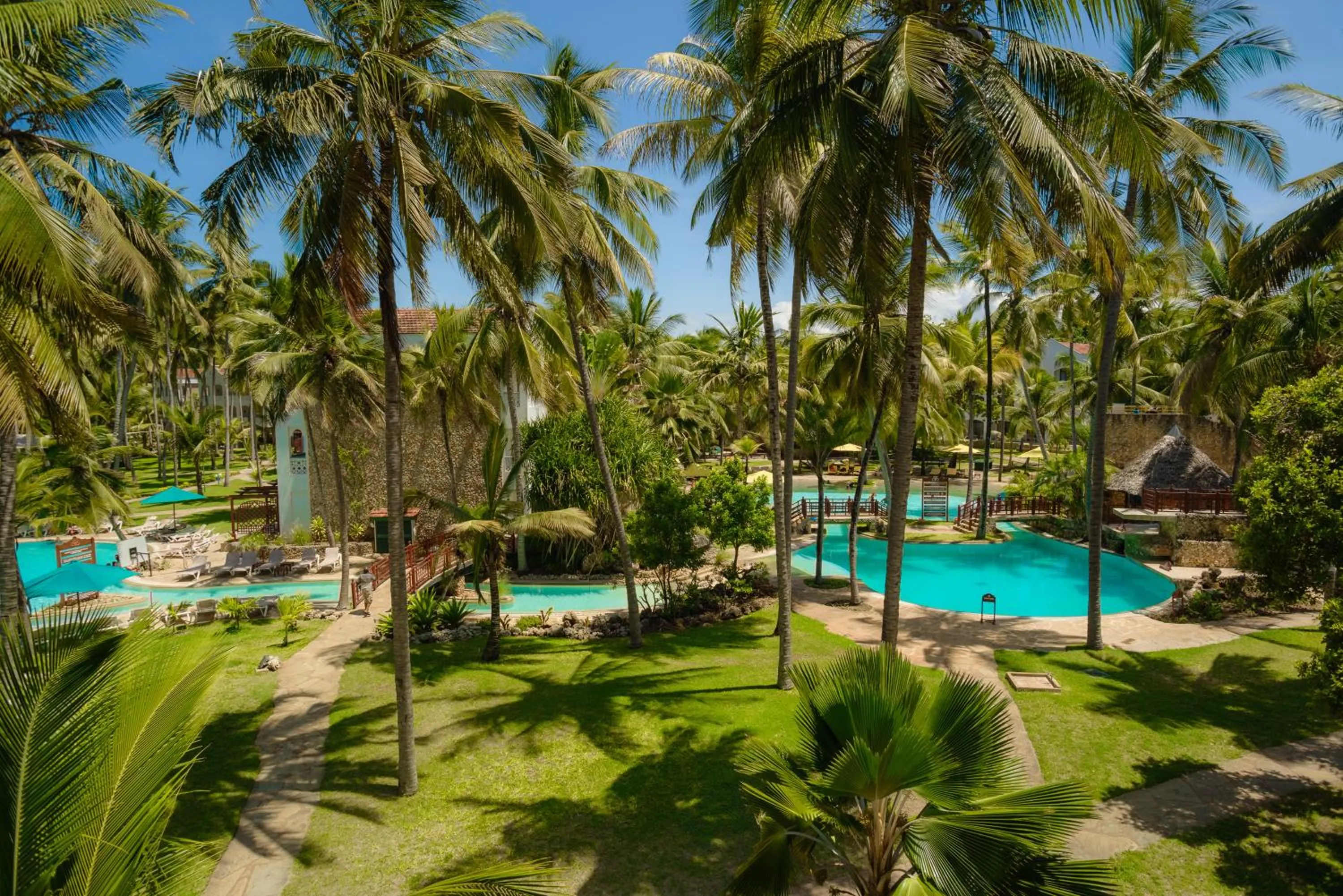 Pool view in Sarova Whitesands Beach Resort & Spa