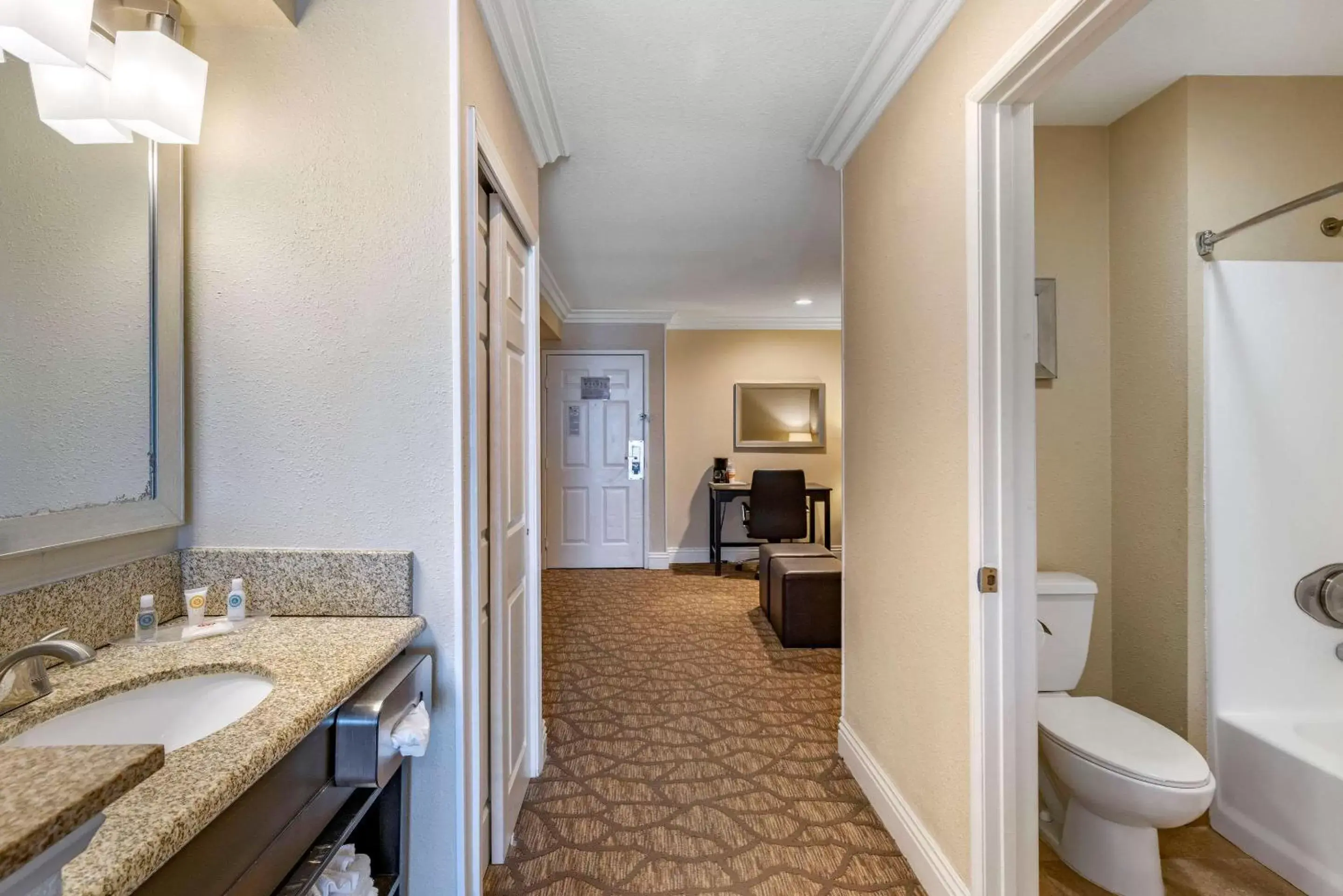 Photo of the whole room, Bathroom in Comfort Suites San Clemente Beach