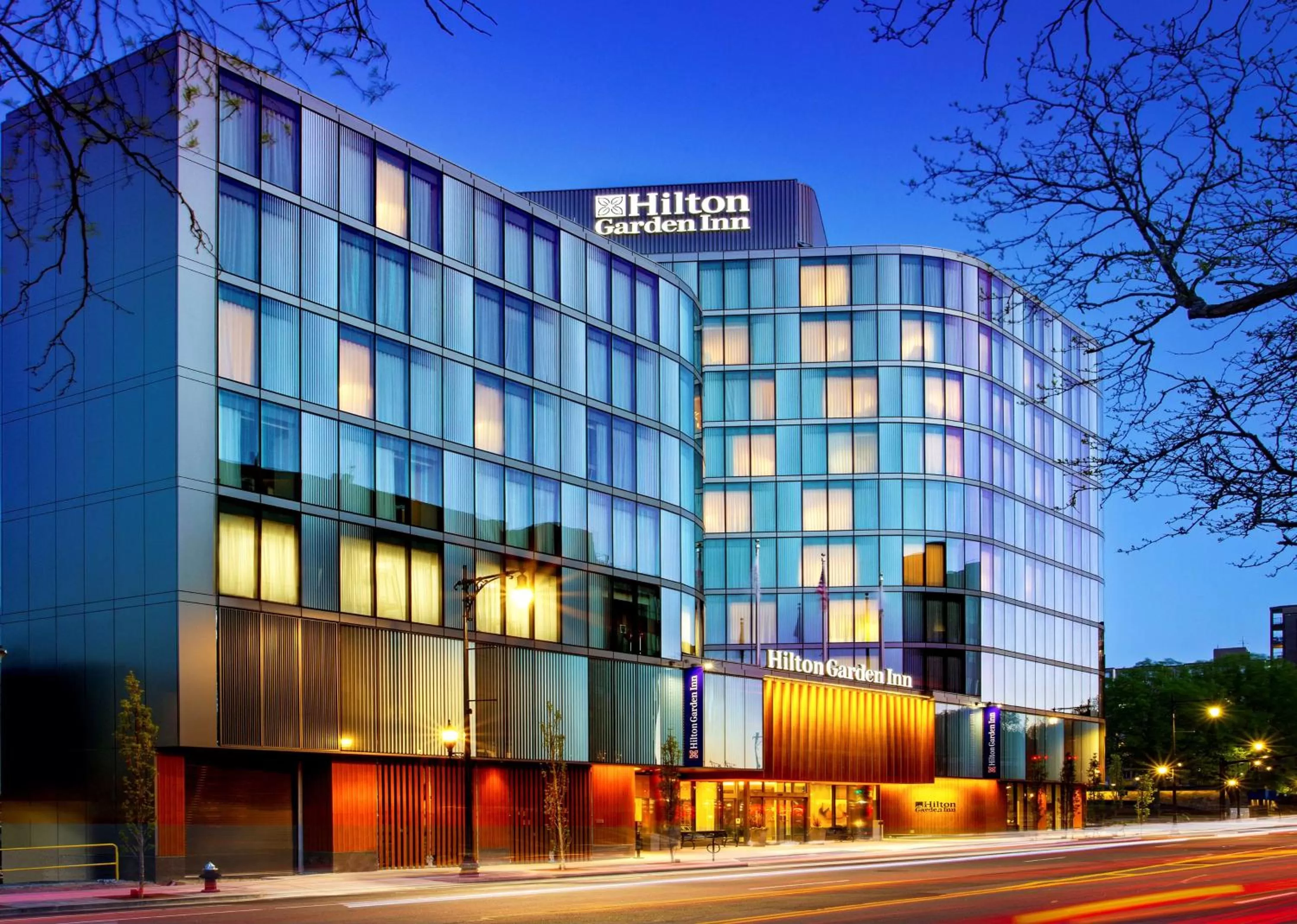 Property building in Hilton Garden Inn Boston Brookline, Ma