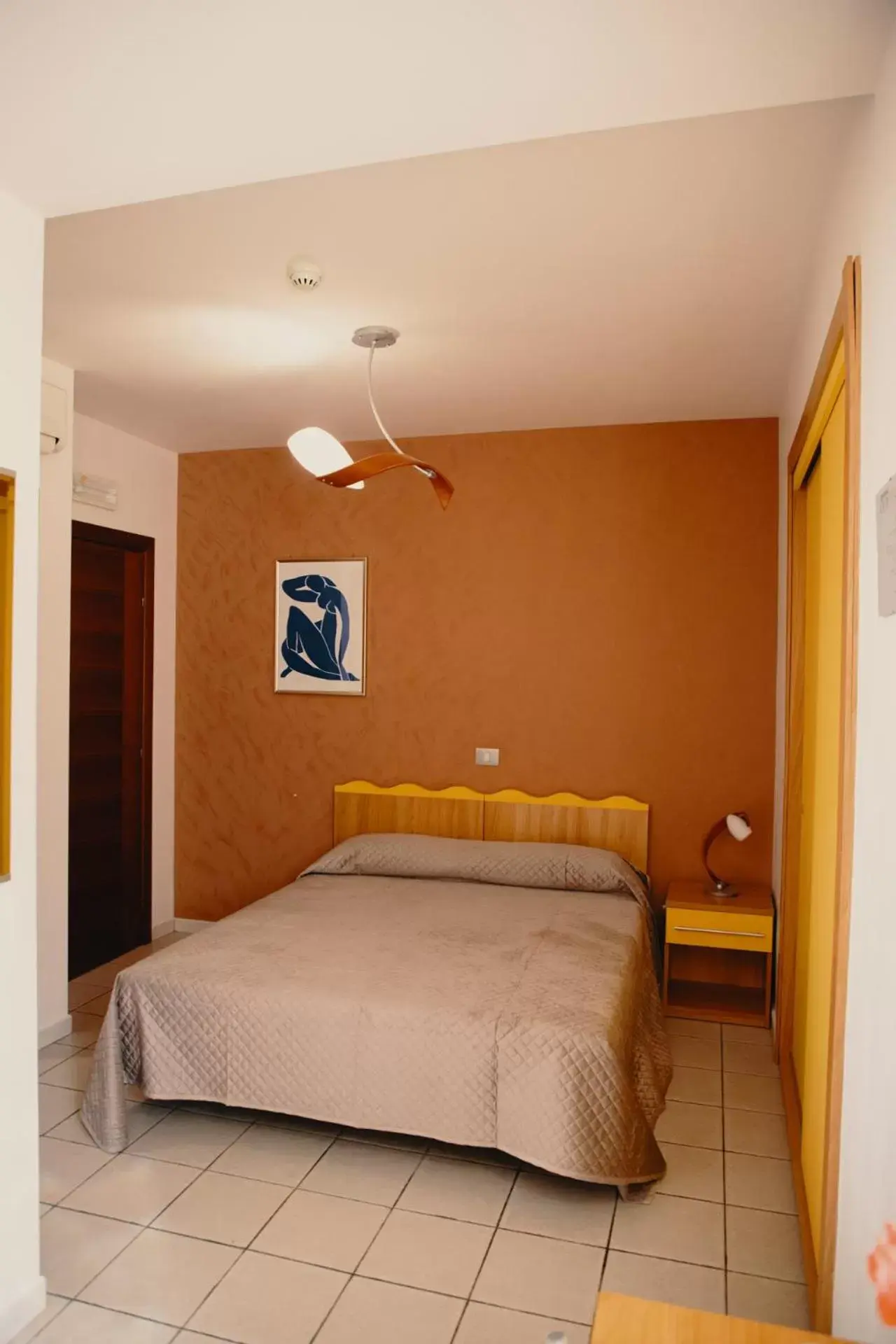 Bed in Halykos Hotel