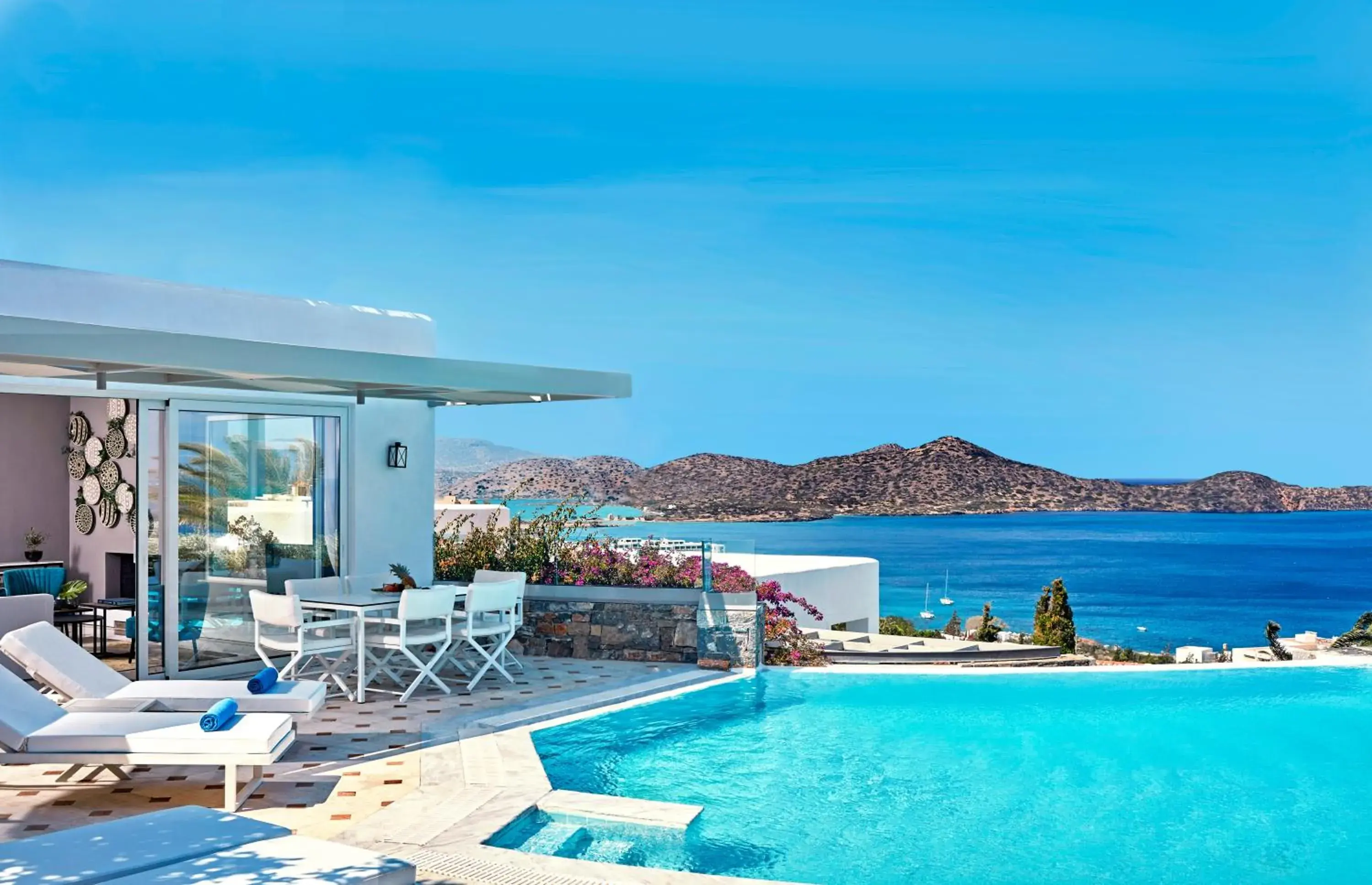 Three Bedroom Aegean Pool Villa Sea View in Elounda Gulf Villas by Sandglass