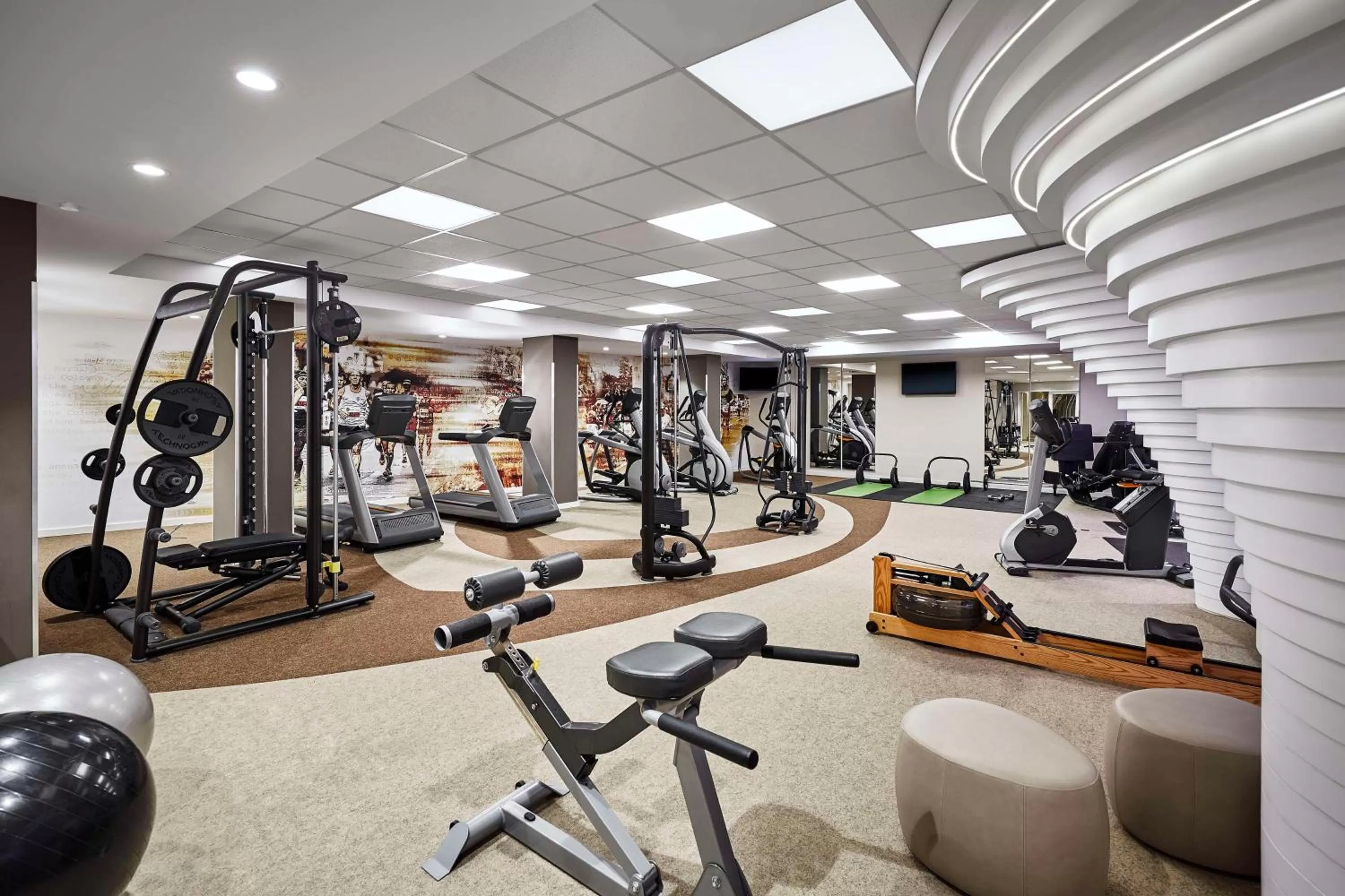 Fitness centre/facilities in Lindner Hotel Cologne City Plaza, part of JdV by Hyatt