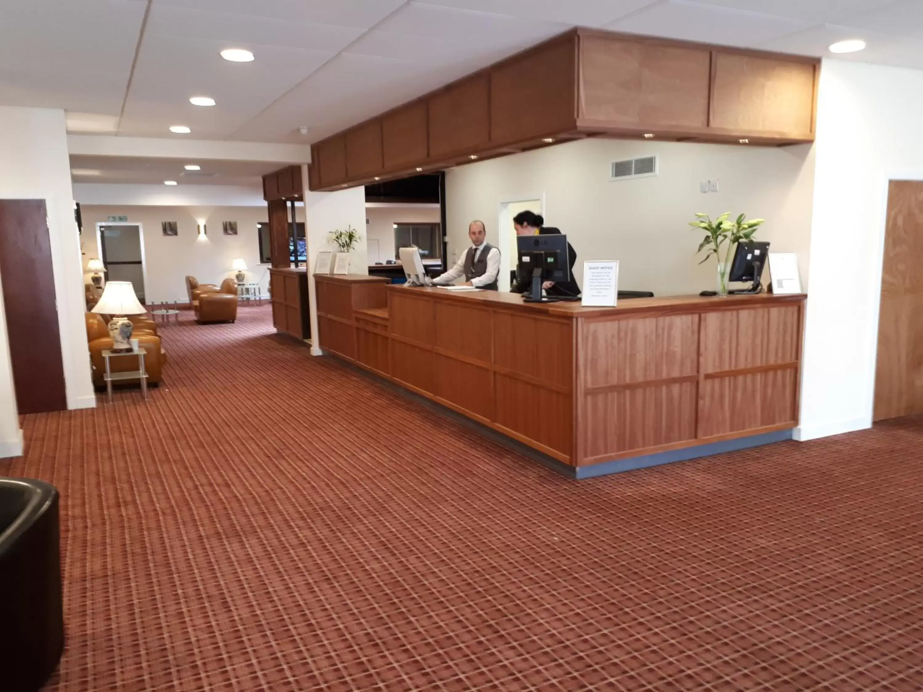 Lobby or reception in Britannia Hotel Aberdeen