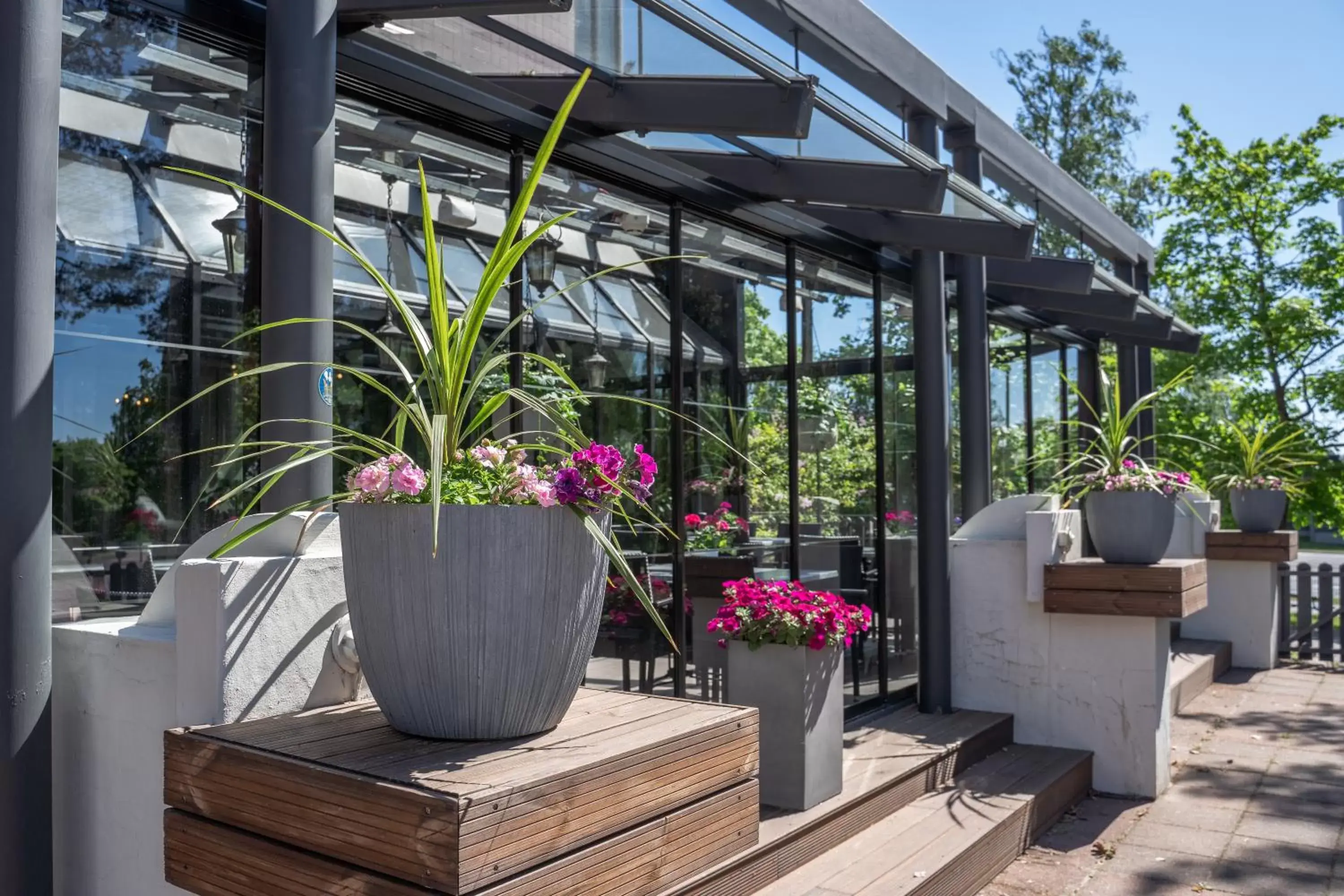 Patio in Original Sokos Hotel Vaakuna Kouvola