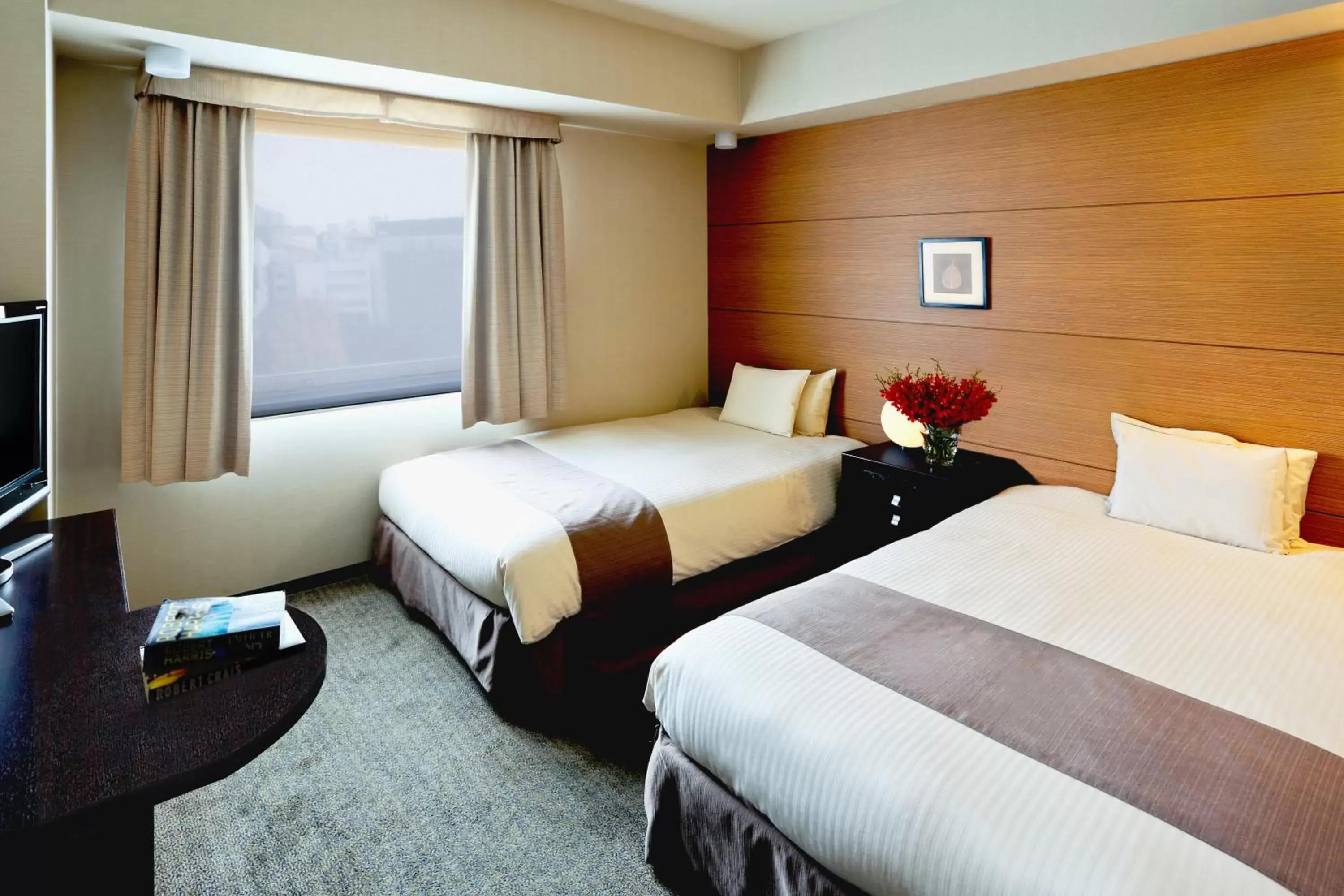 Bedroom, Bed in Citadines Central Shinjuku Tokyo Bedroom, Bed in Citadines Central Shinjuku Tokyo