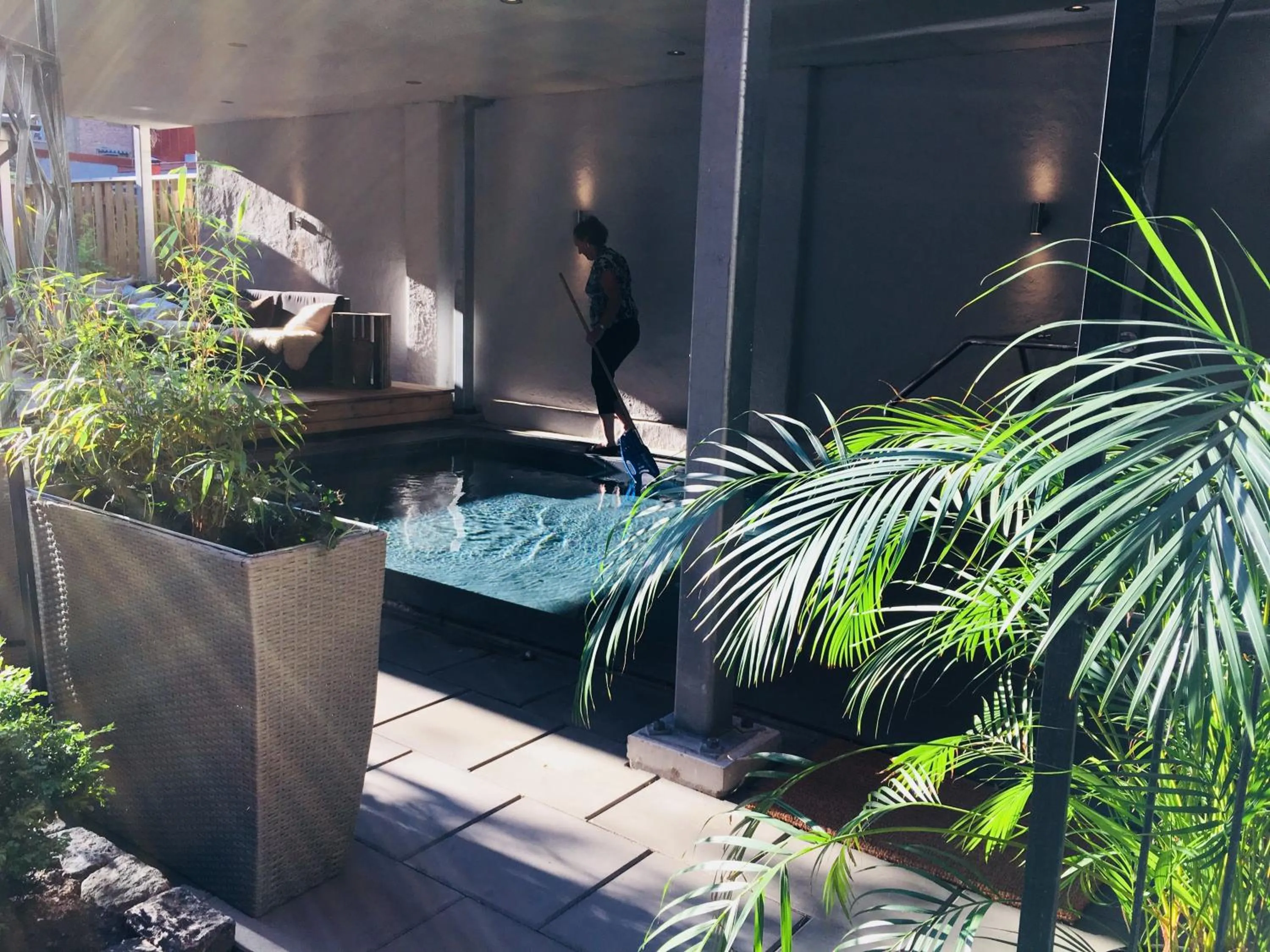 Patio in Hotel Continental Relax & Spa