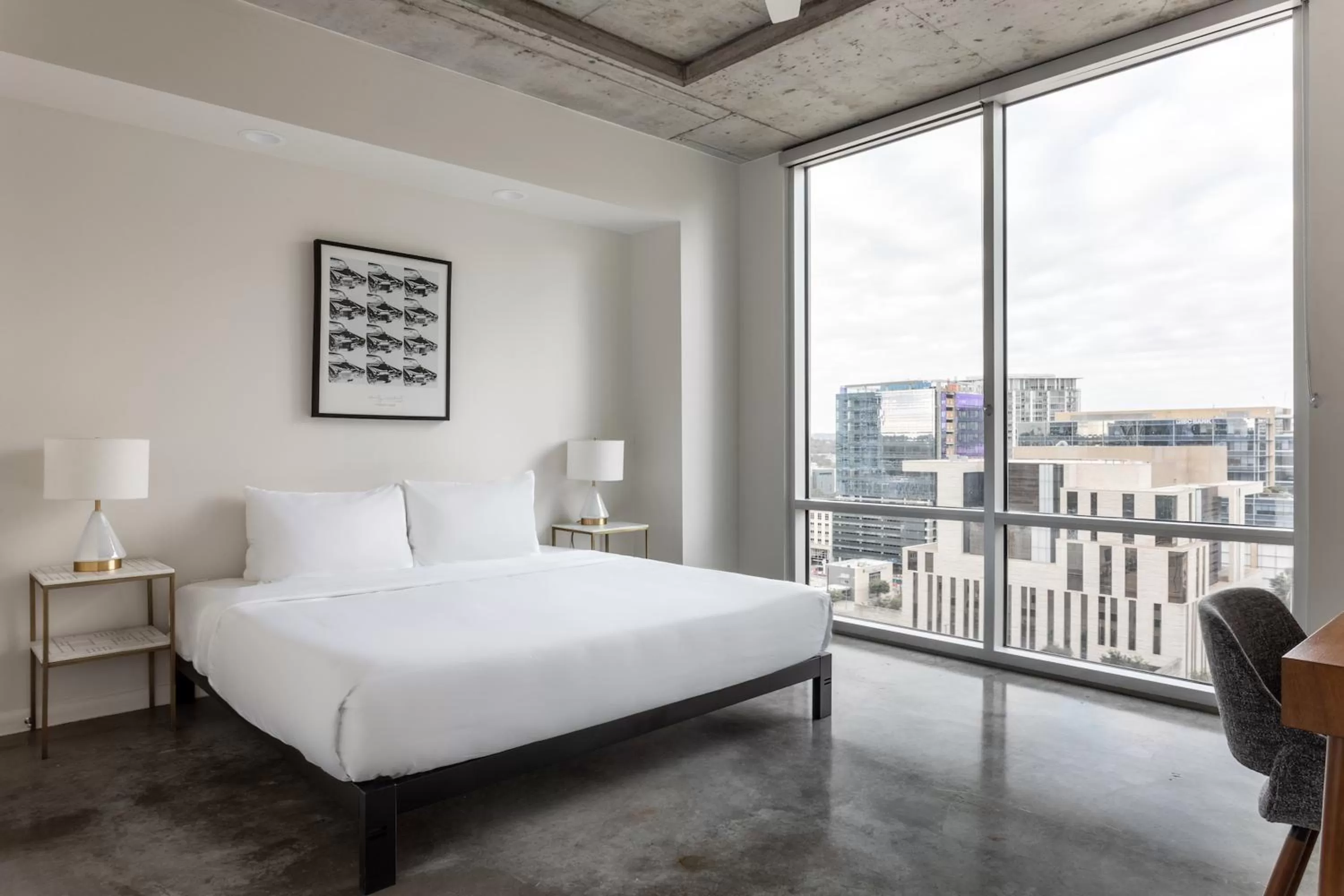 Bed in Kasa 2nd Street Austin