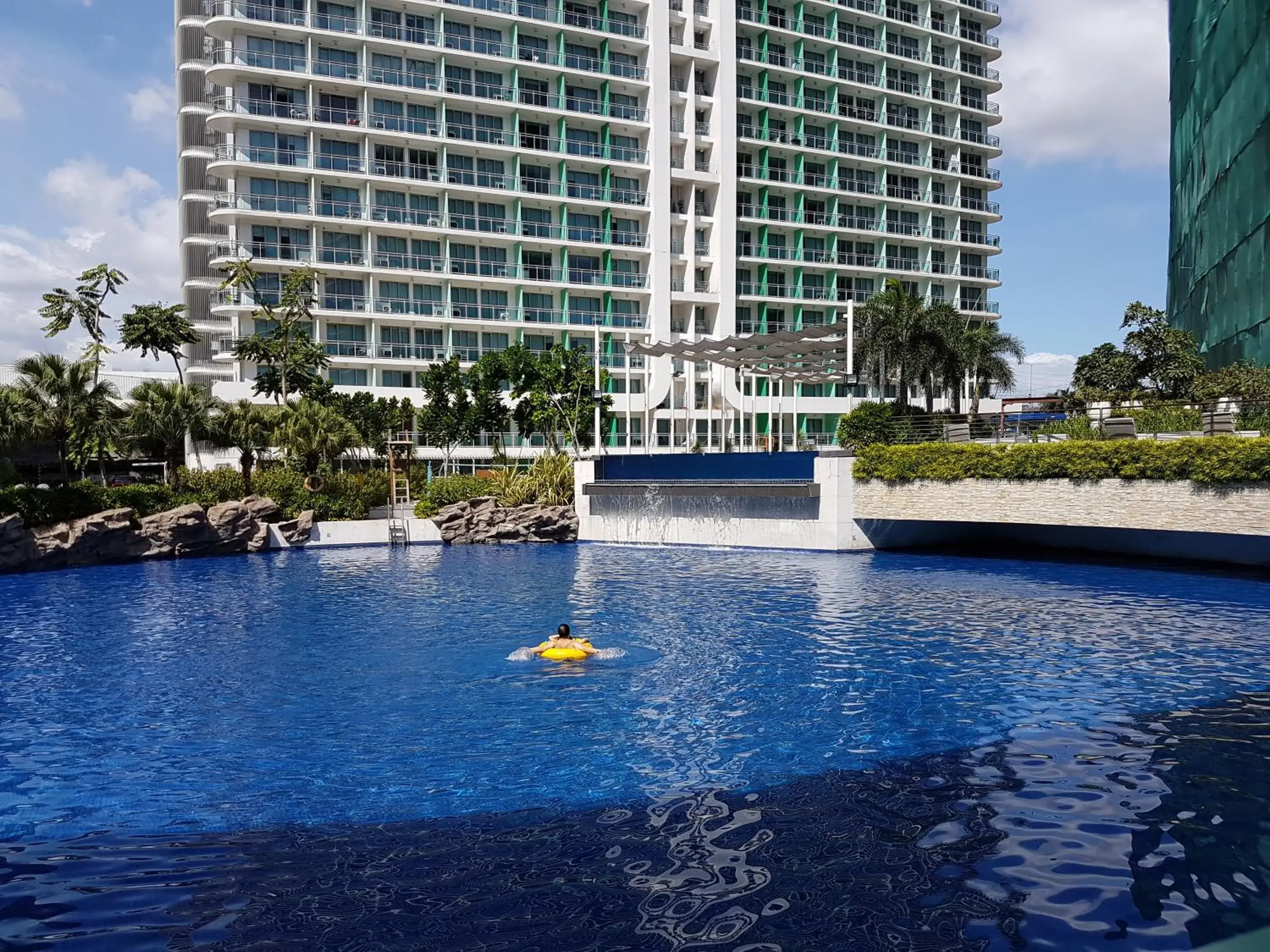 Natural landscape, Swimming Pool in Azure Tropical Paradise