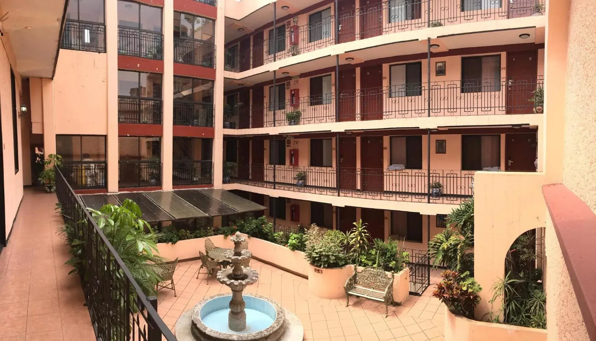 Garden, Pool View in Hotel San Angel