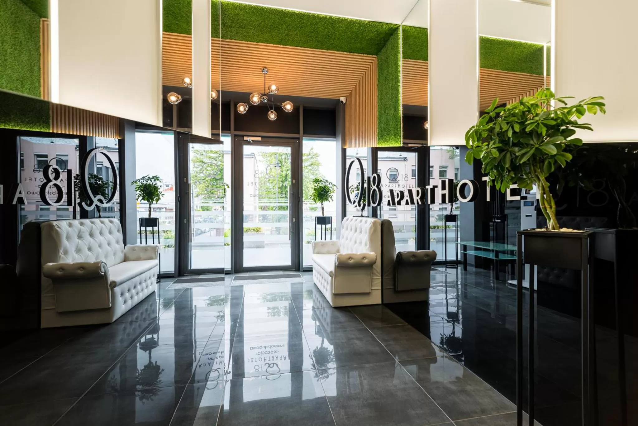 Living room in Q18 ApartHotel