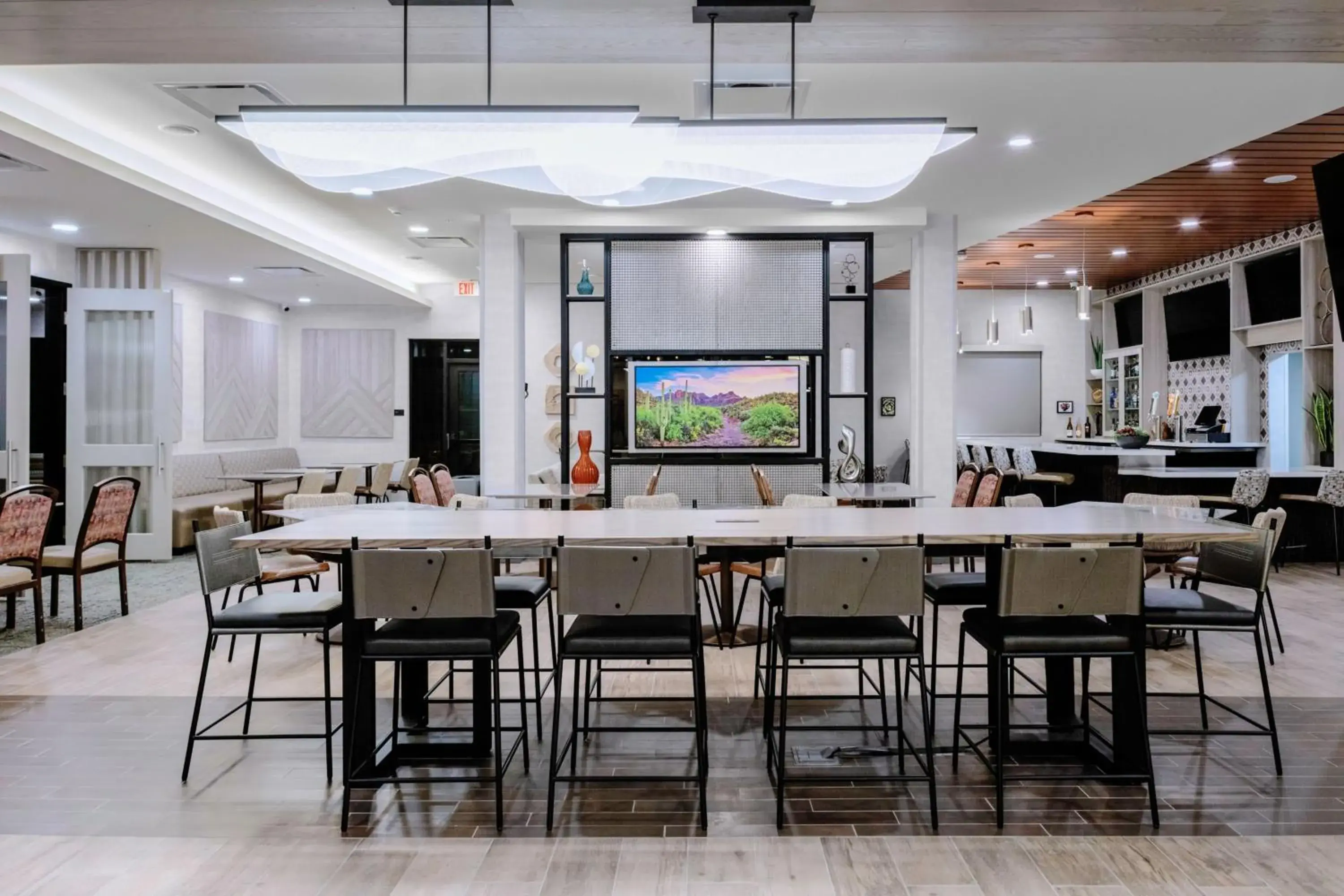 Lounge or bar, Restaurant/Places to Eat in TownePlace Suites by Marriott Buckeye Verrado