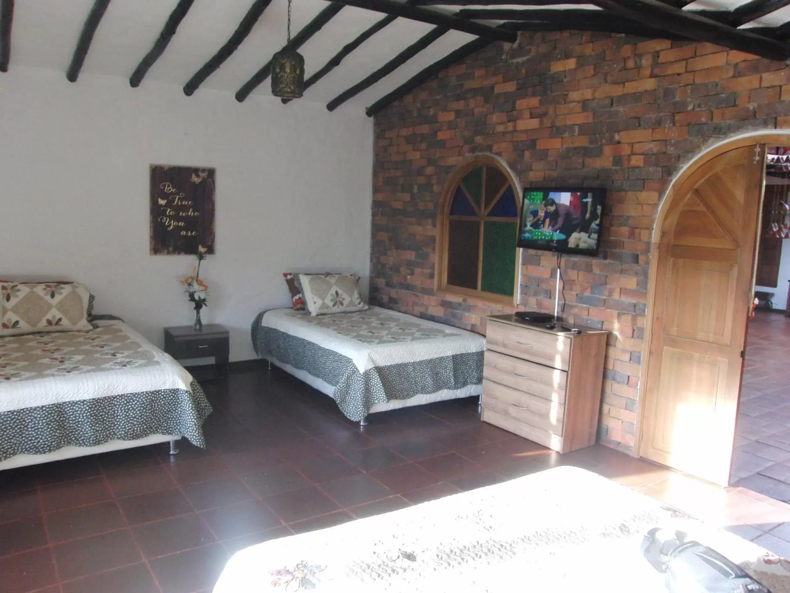 Triple Room in Hotel Campestre Franchesca Triple Room in Hotel Campestre Franchesca