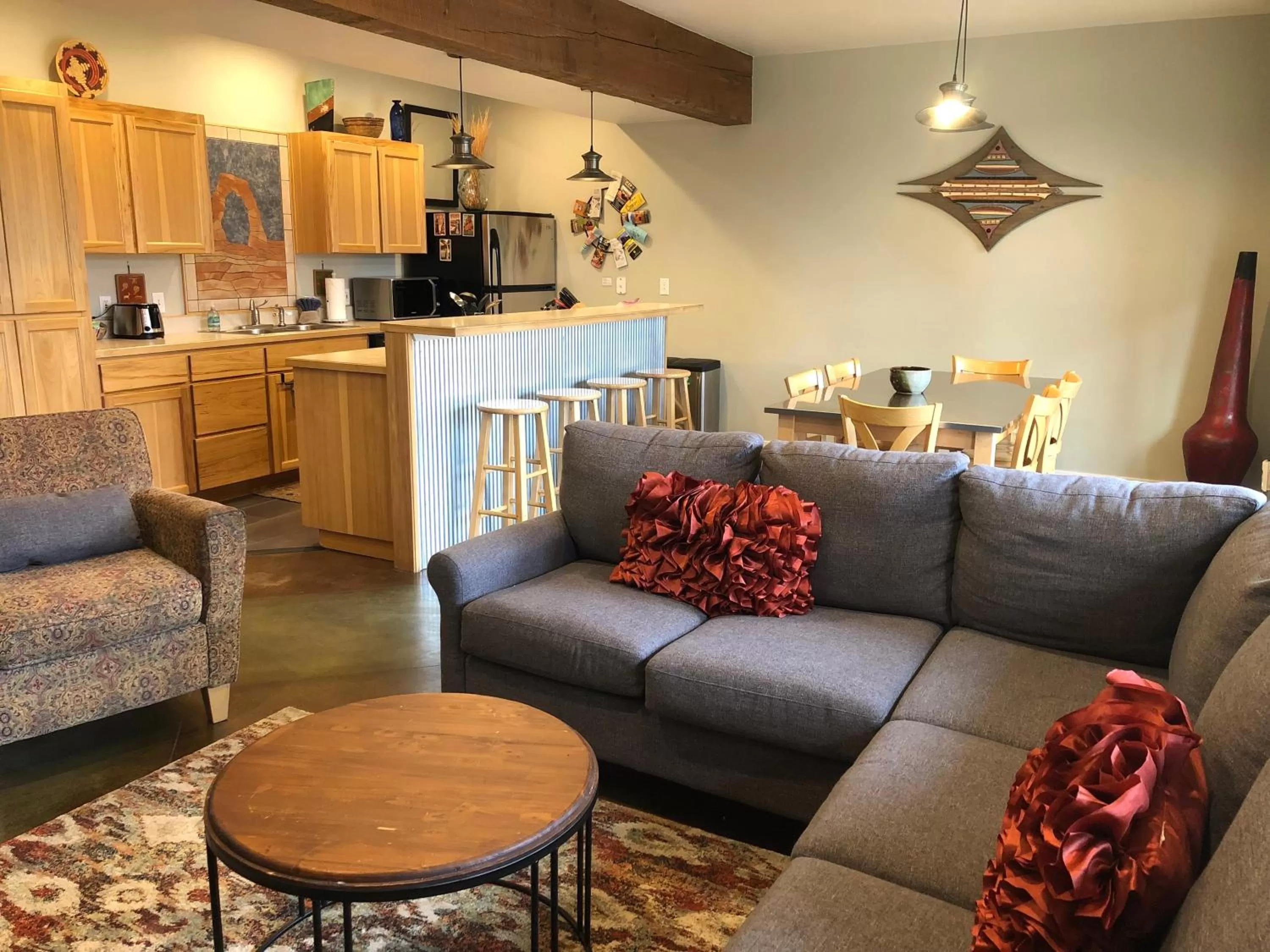 Seating Area in Moab Springs Ranch