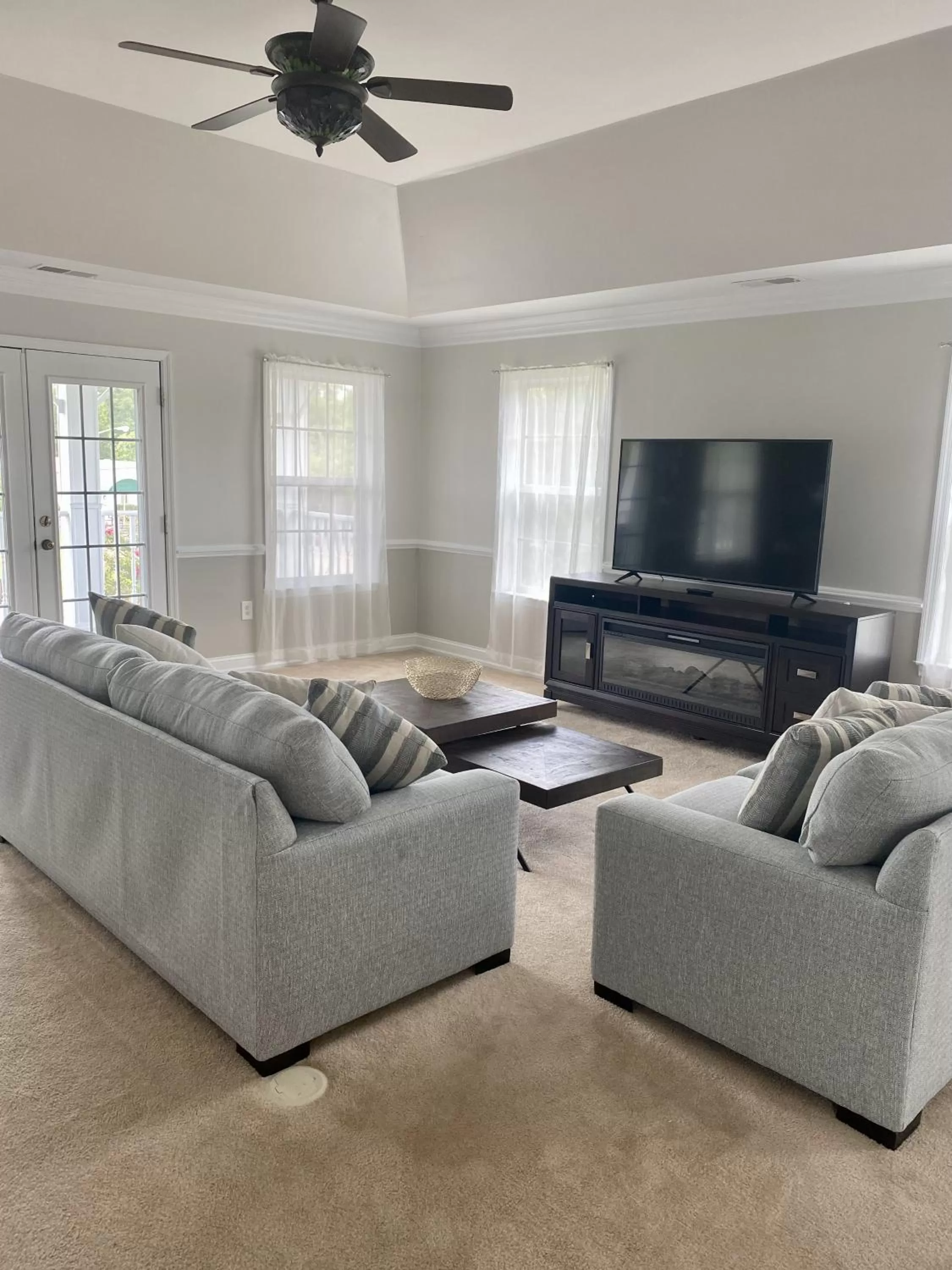 Living room in The Cypress Inn