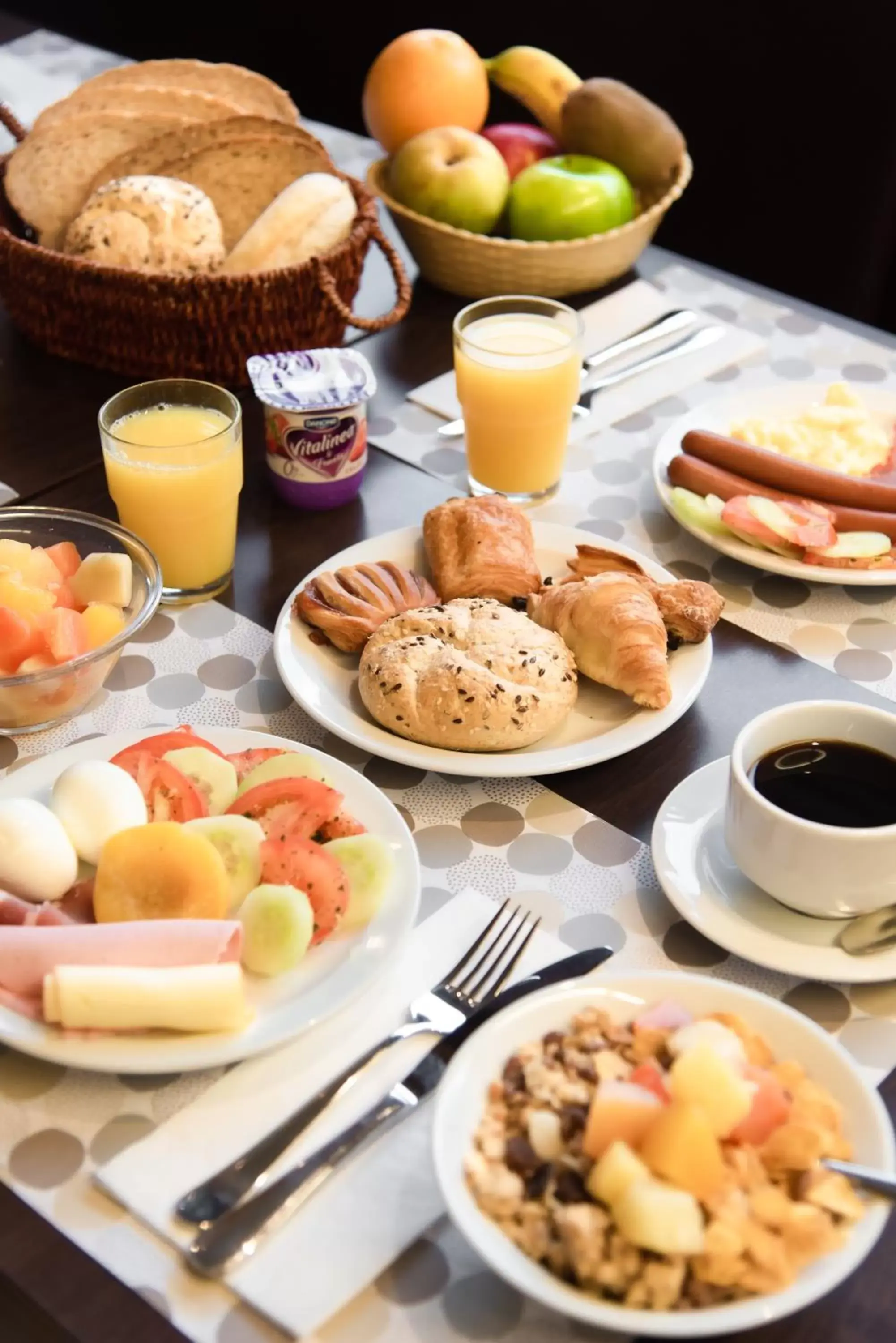 Buffet breakfast, Breakfast in Hotel Lido **** Mons Centre