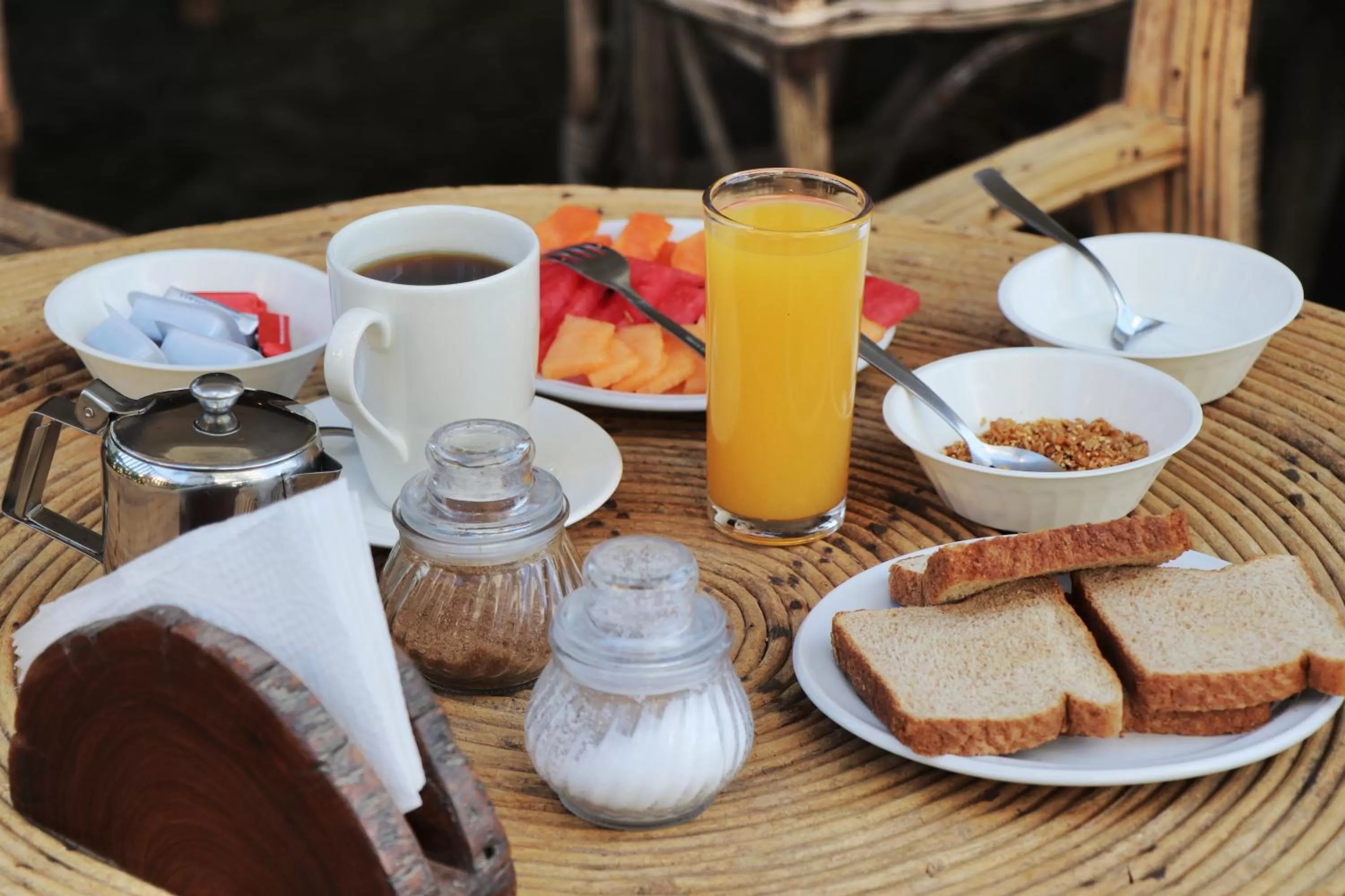 Continental breakfast in Punta Zicatela Hotel - Adults Only