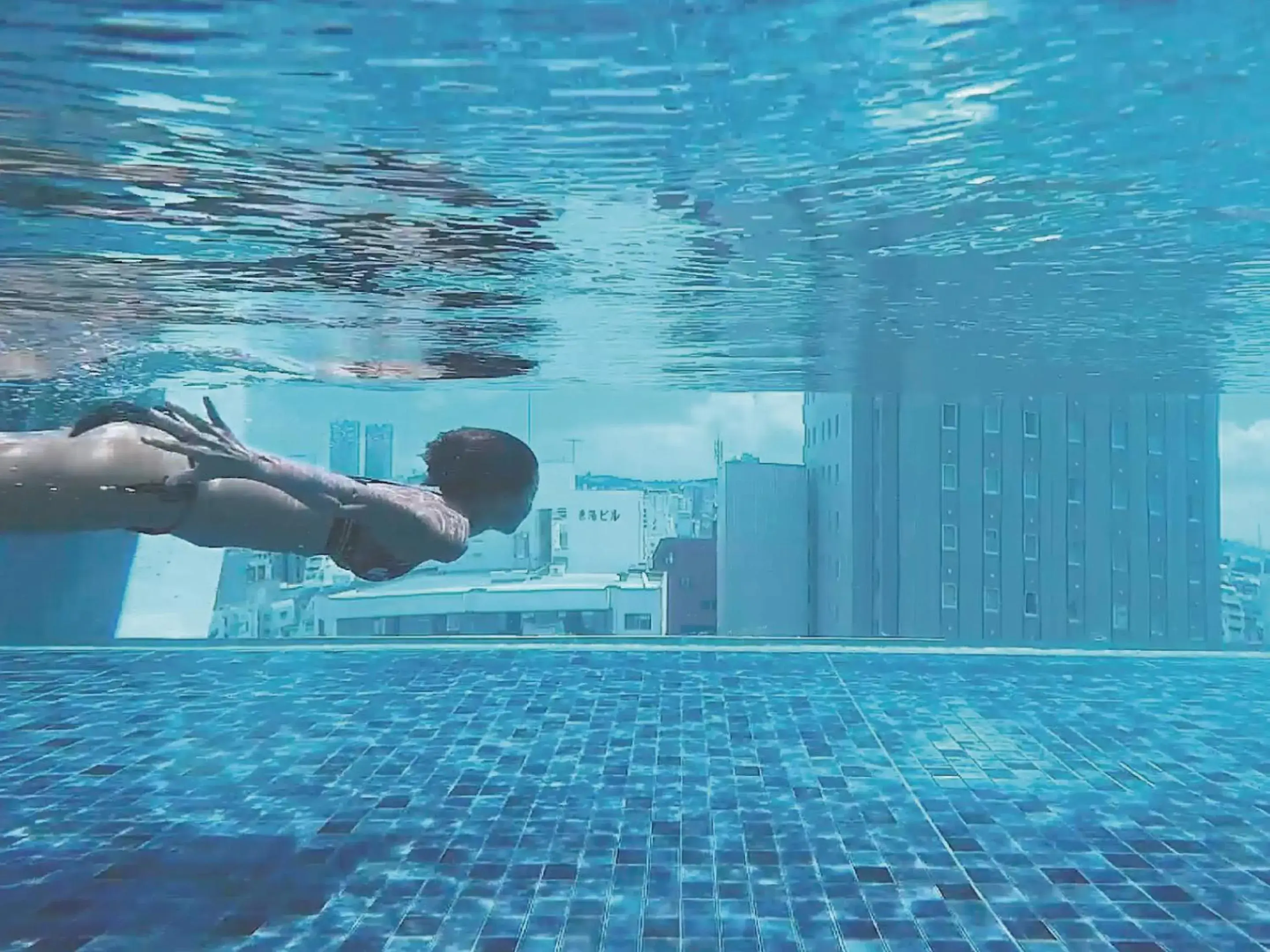 Swimming Pool in Hotel Aqua Citta Naha