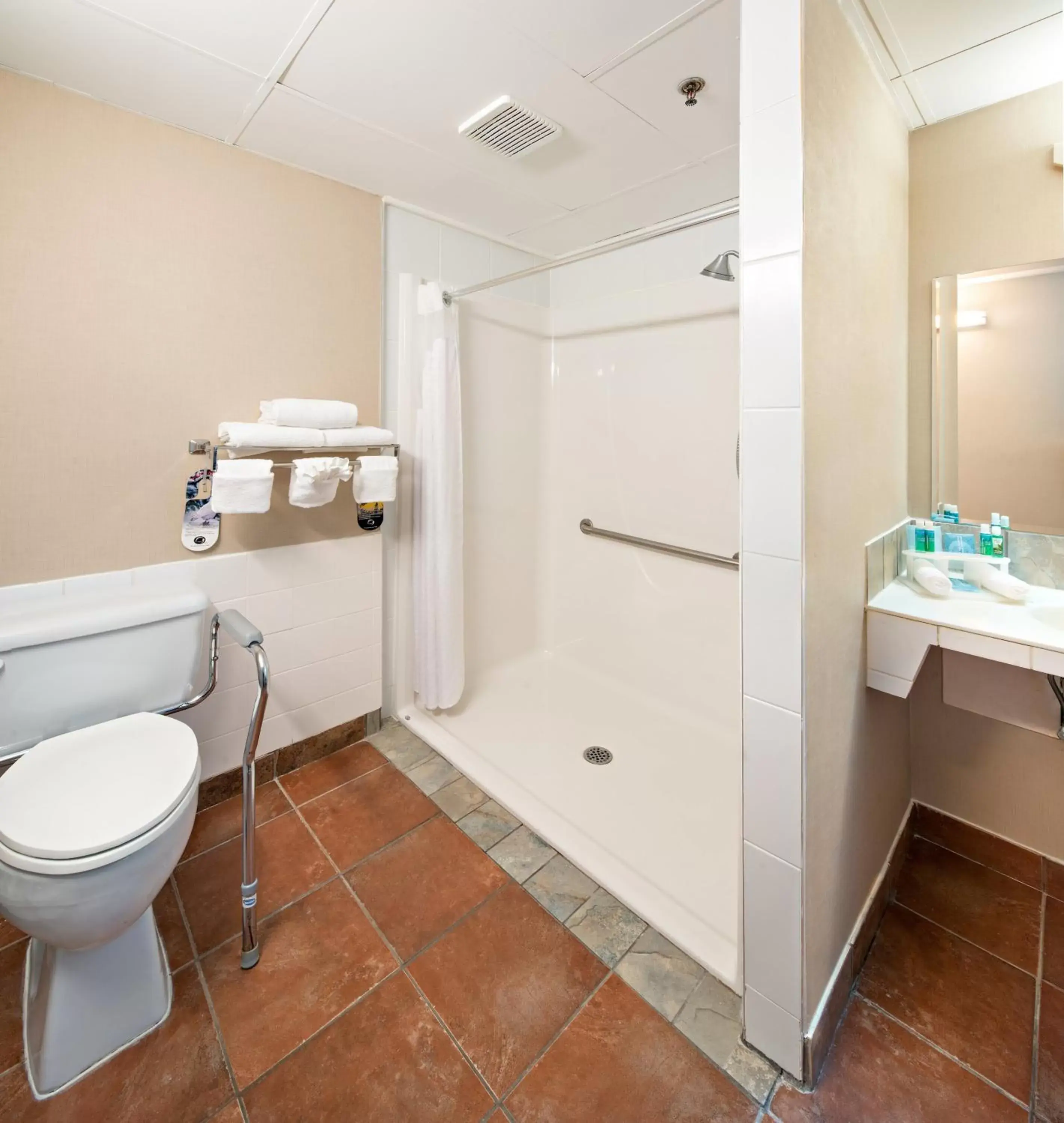 Bedroom, Bathroom in Holiday Inn Express Red Deer, an IHG Hotel