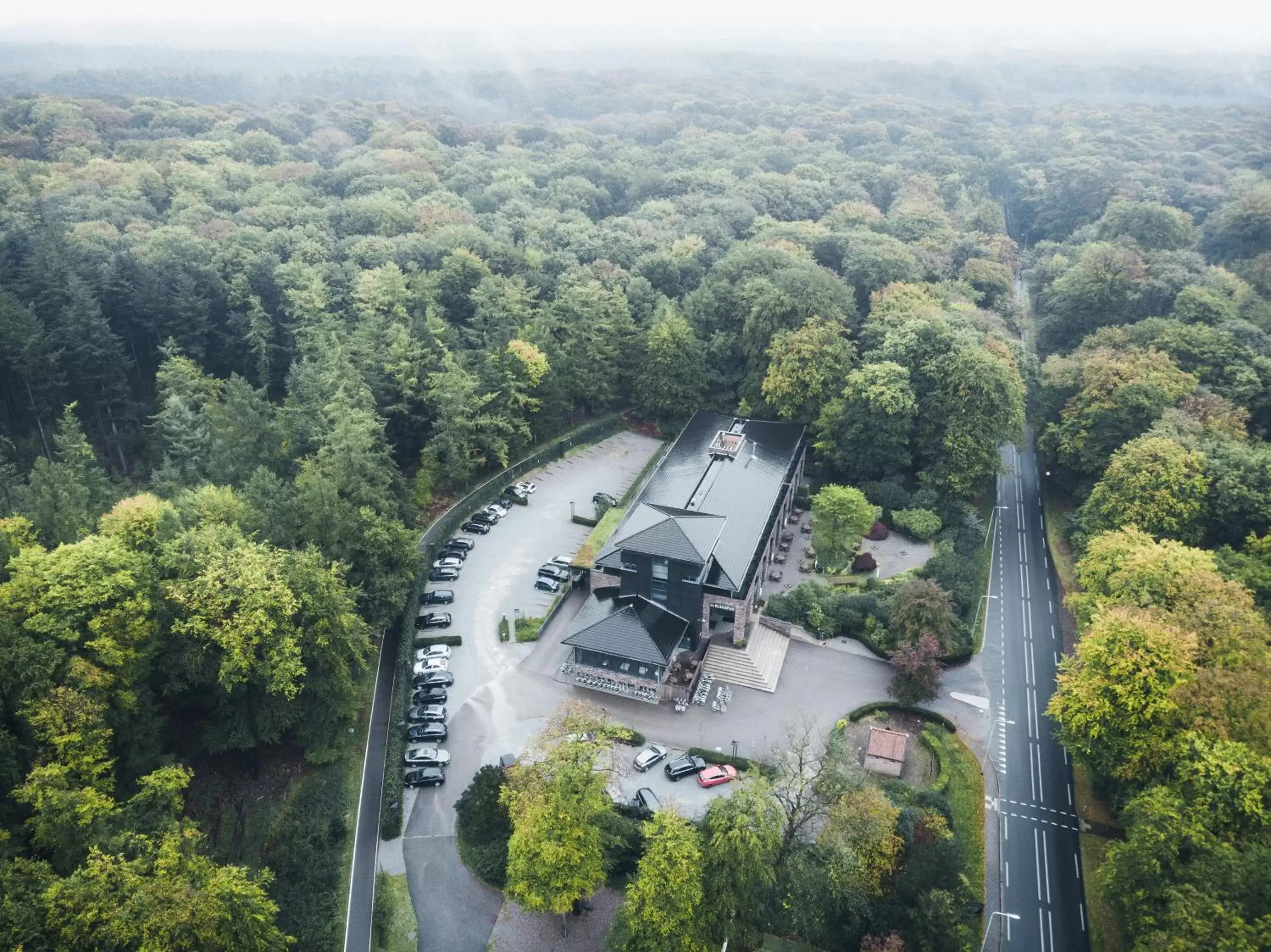 Property building, Bird's-eye View in Hotel Restaurant de Echoput