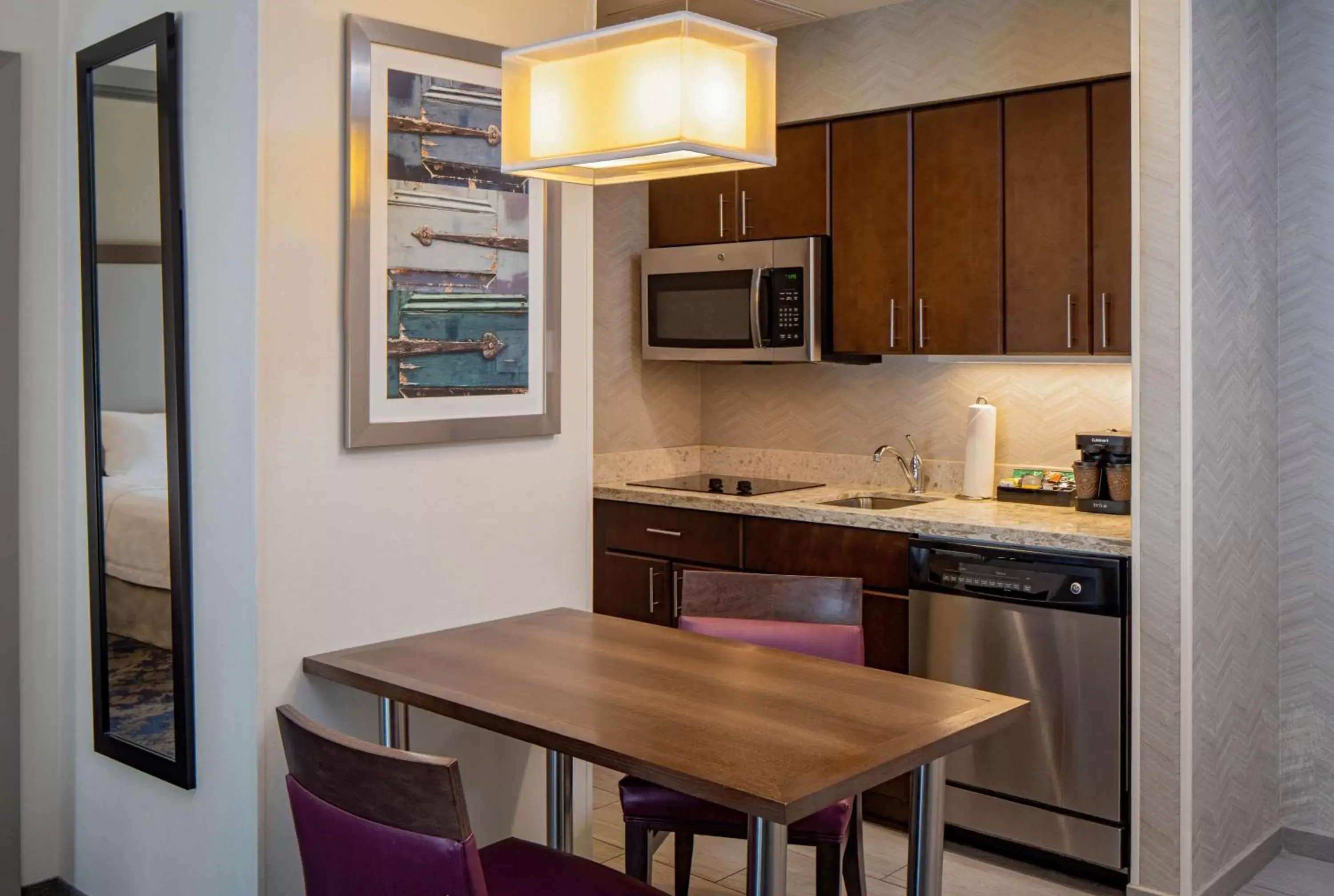 Kitchen or kitchenette, Kitchen/Kitchenette in Homewood Suites By Hilton New Orleans French Quarter