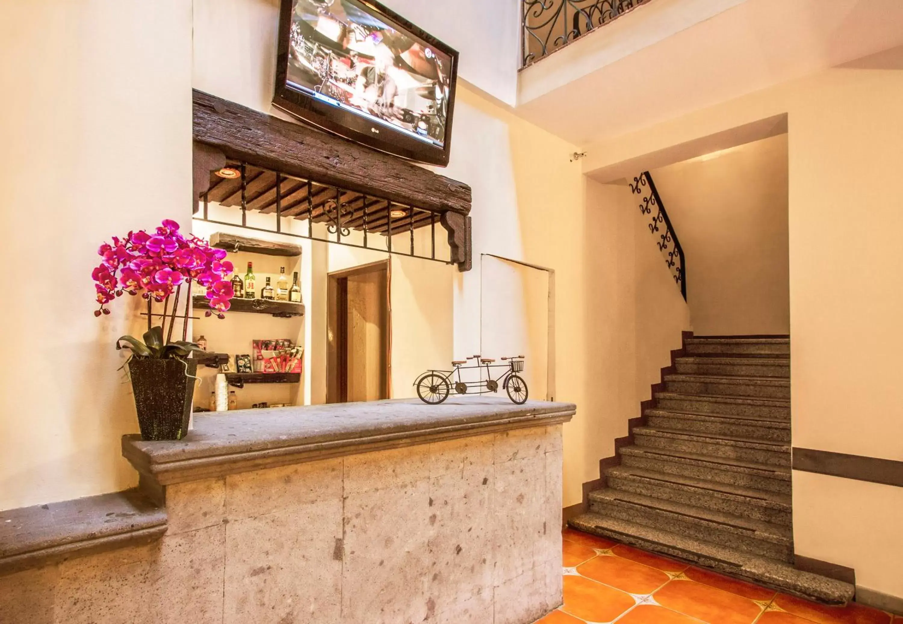 Lounge or bar, Lobby/Reception in Hotel Templo Mayor