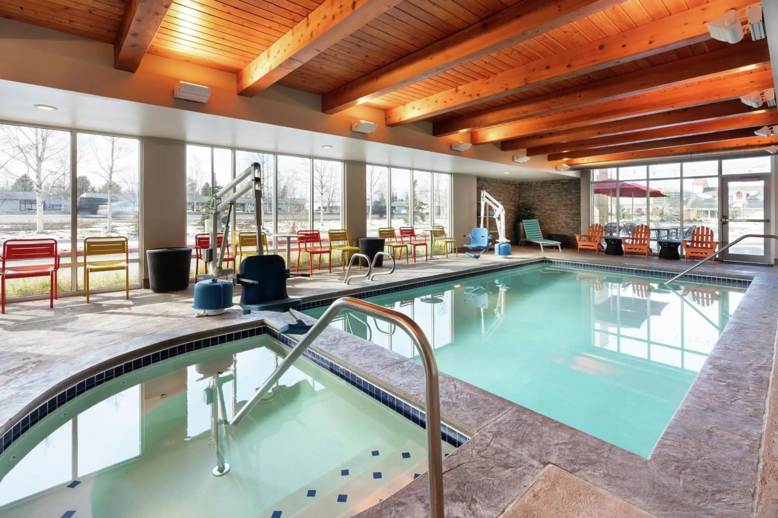 Pool view, Swimming Pool in Home2 Suites by Hilton Anchorage/Midtown