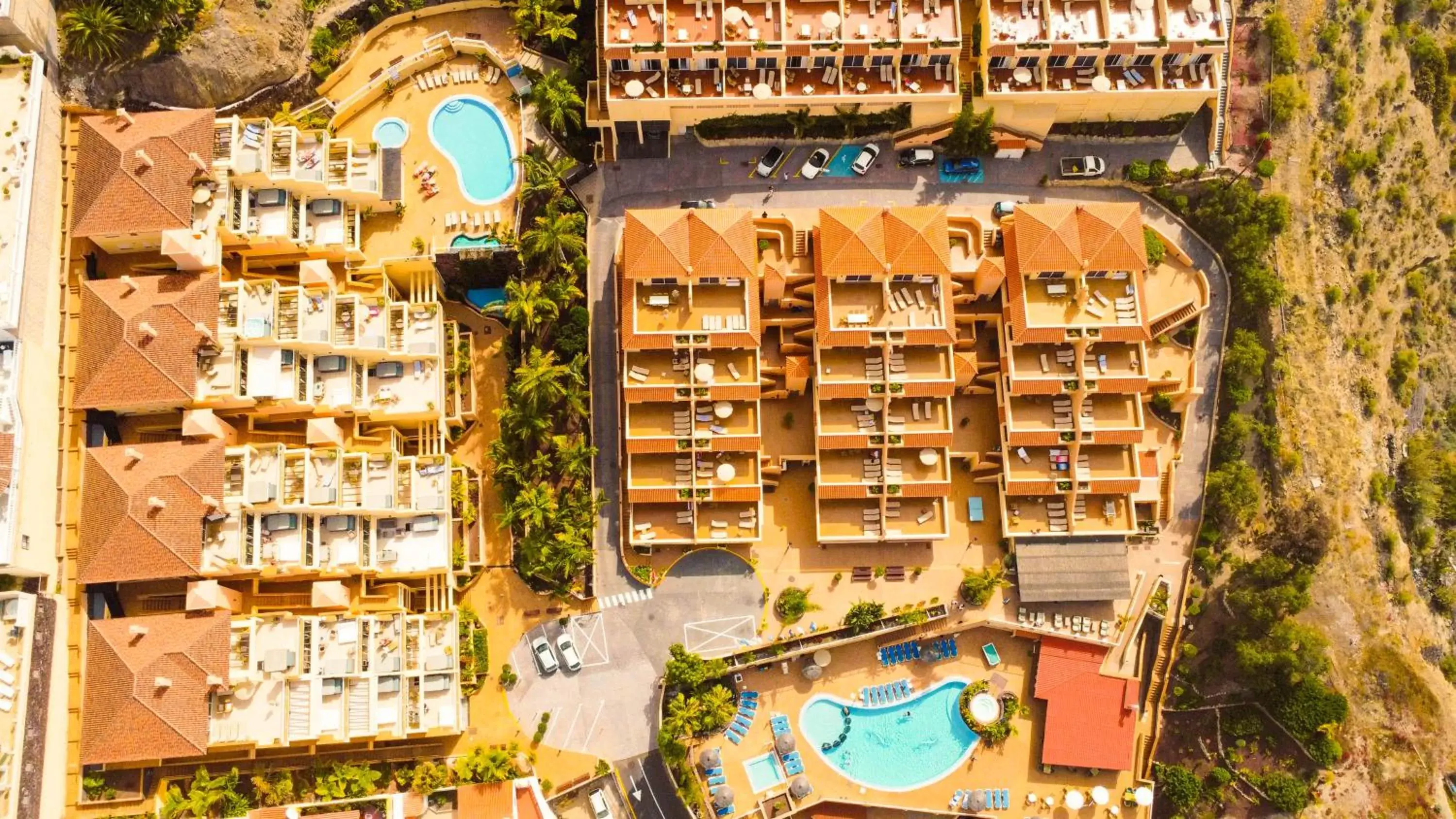 Property building, Bird's-eye View in Wyndham Residences Costa Adeje