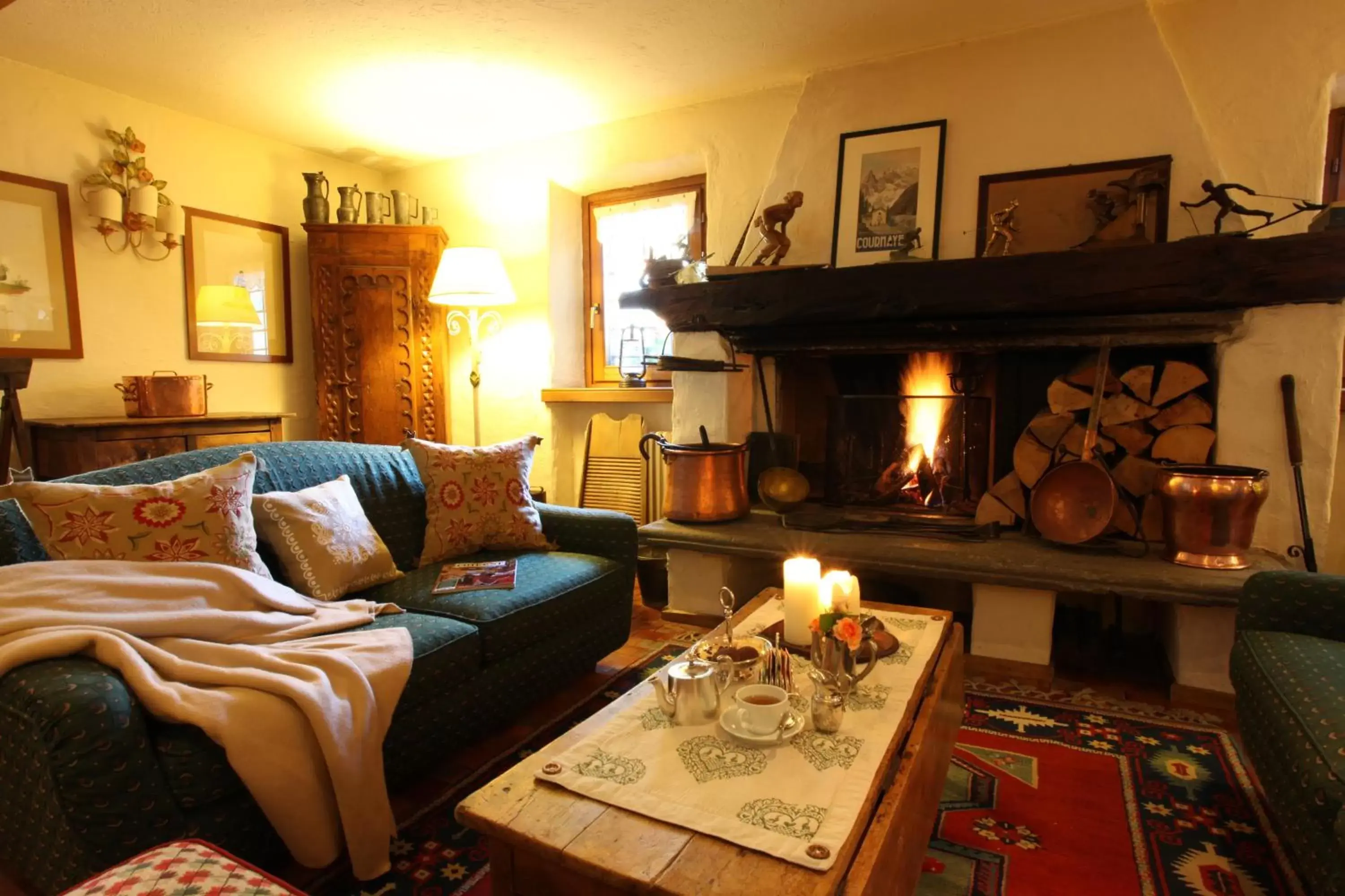 Lobby or reception, Seating Area in Auberge de La Maison