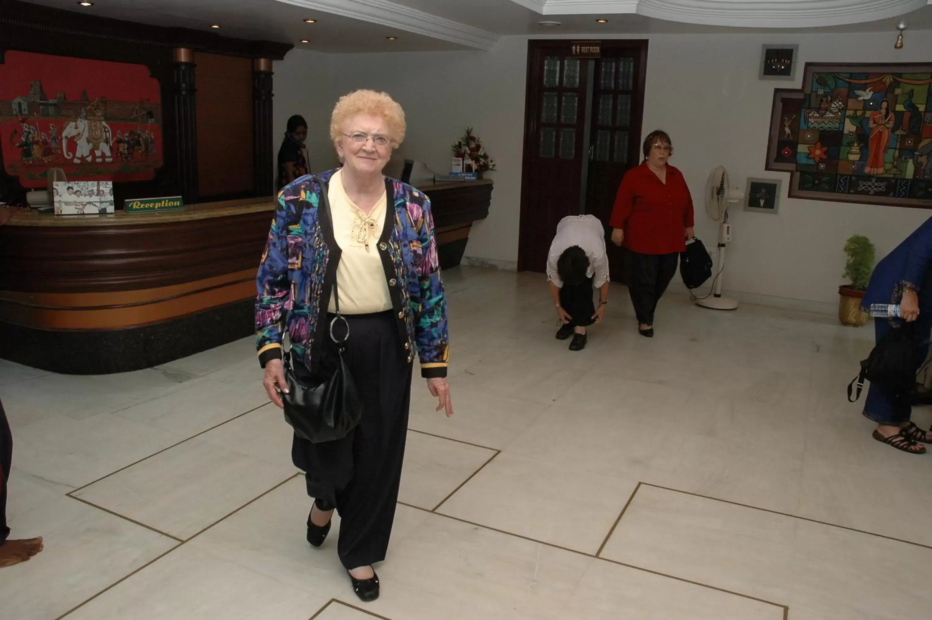 Lobby or reception in Hotel Gnanam Lobby or reception in Hotel Gnanam