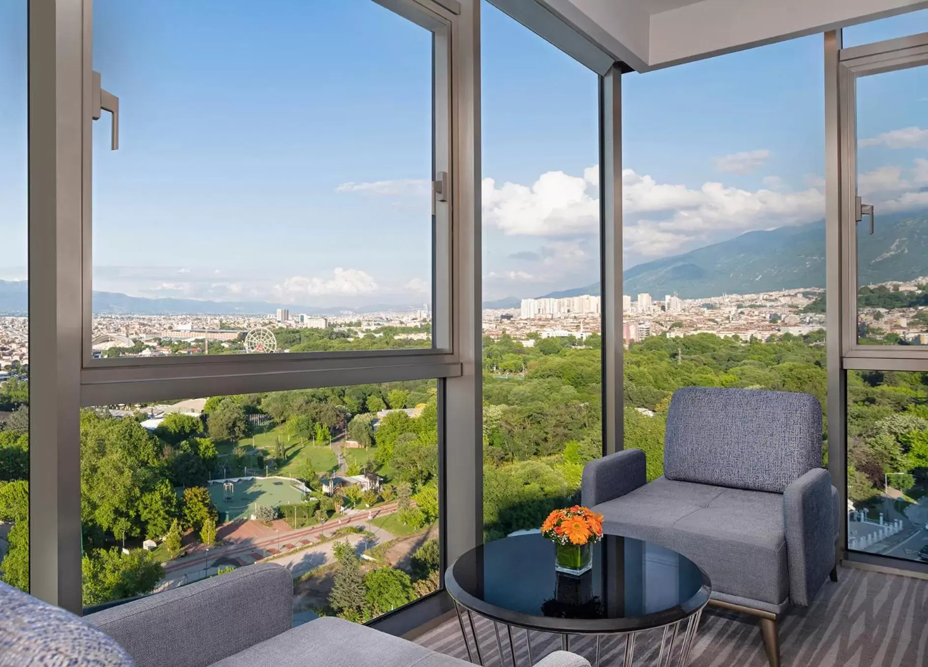 View (from property/room), Mountain View in Mövenpick Hotel & Thermal Spa Bursa